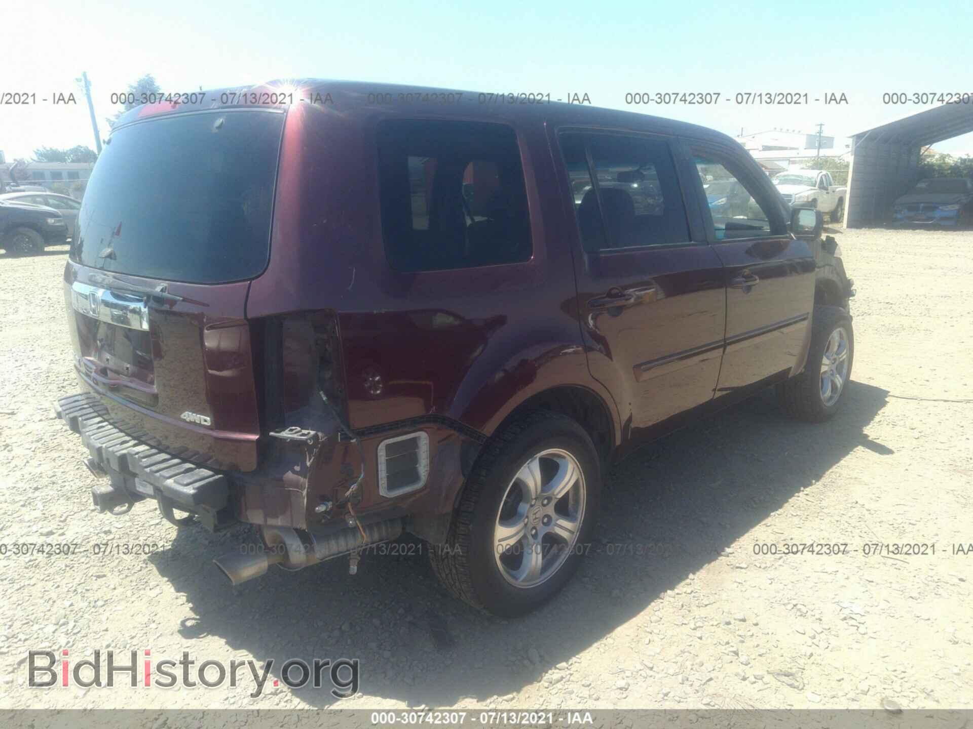 2012 HONDA PILOT - VIN: 5FNYF4H41CB067485 - Фото 4