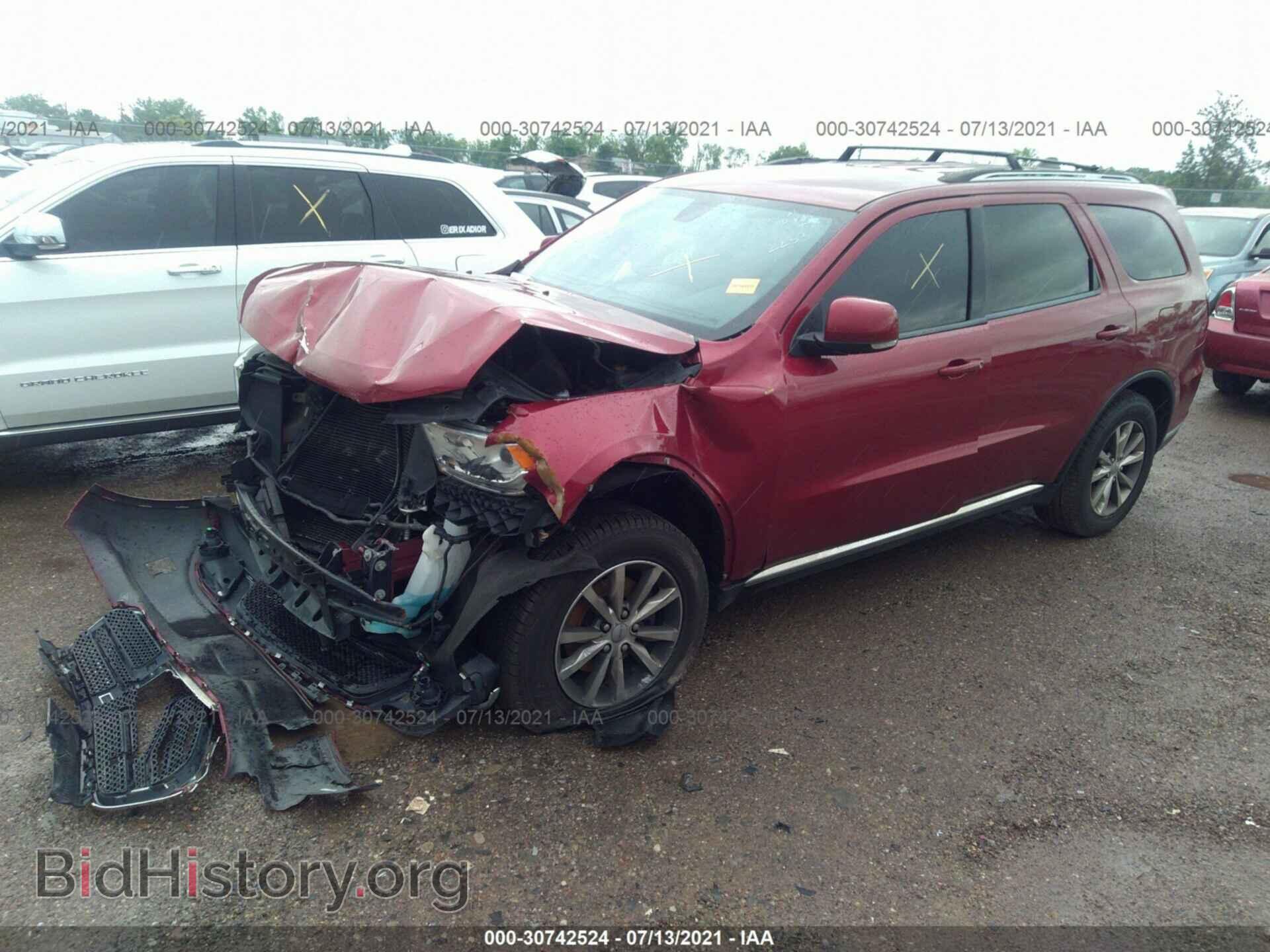 2014 DODGE DURANGO - VIN: 1C4RDJDG1EC522537 - Фото 2