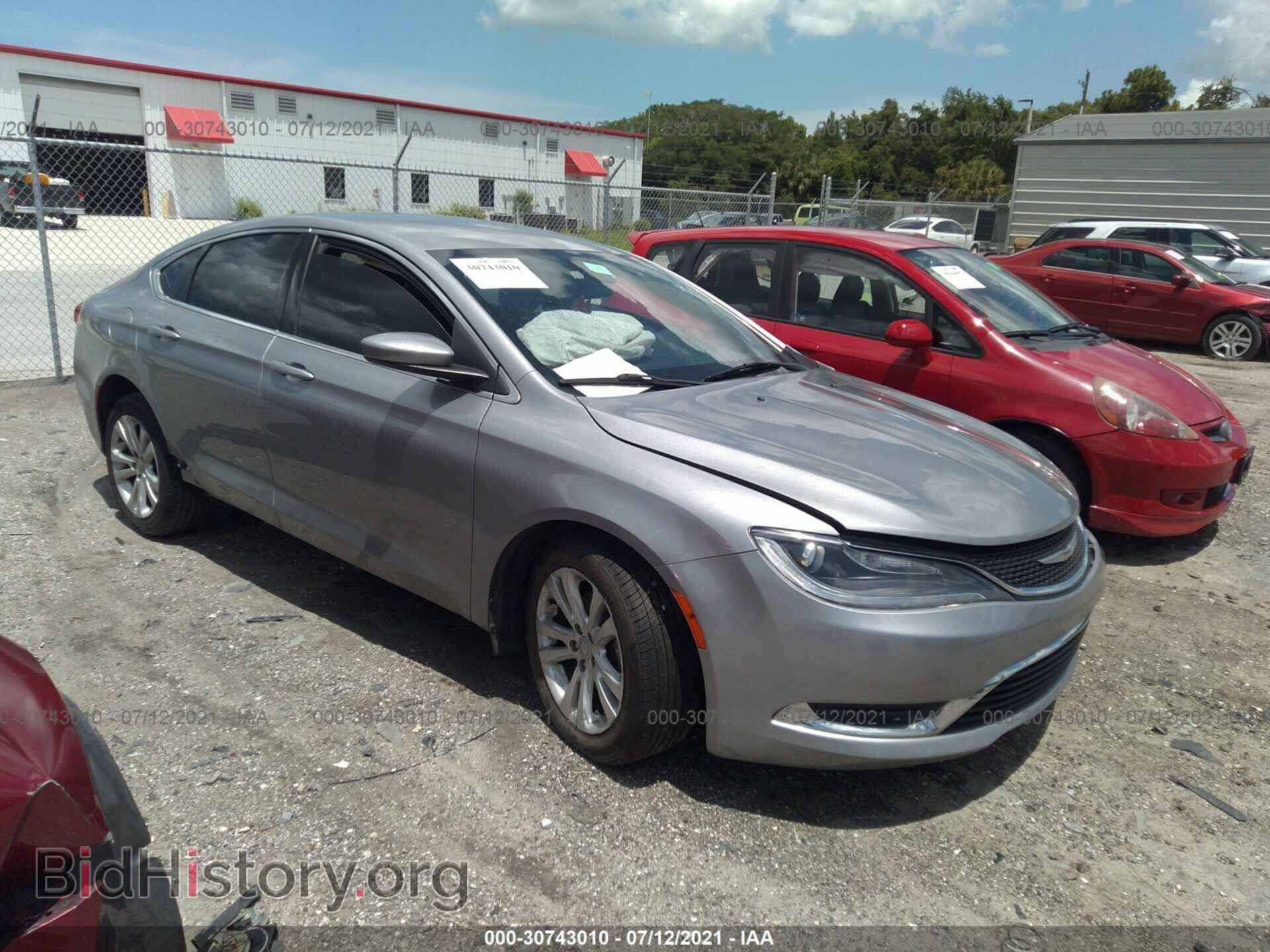 Фотография 1C3CCCAB4FN538433 - CHRYSLER 200 2015