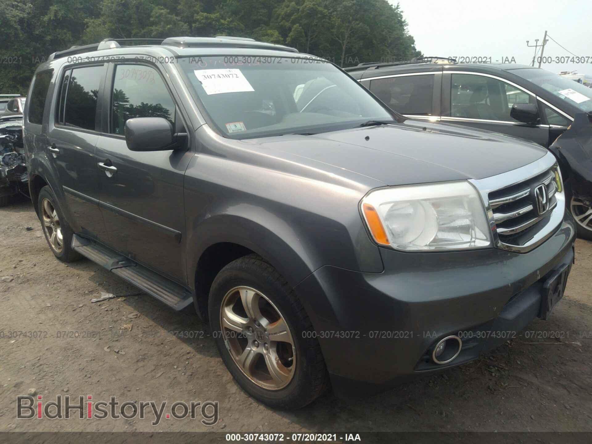 Фотография 5FNYF4H63CB025353 - HONDA PILOT 2012
