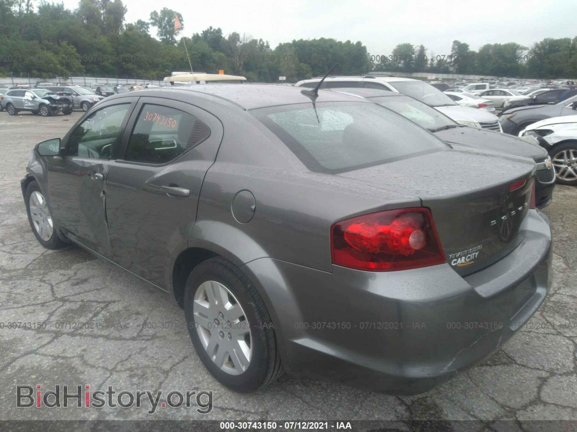 2013 DODGE AVENGER - VIN: 1C3CDZAB7DN582889 - Фото 3