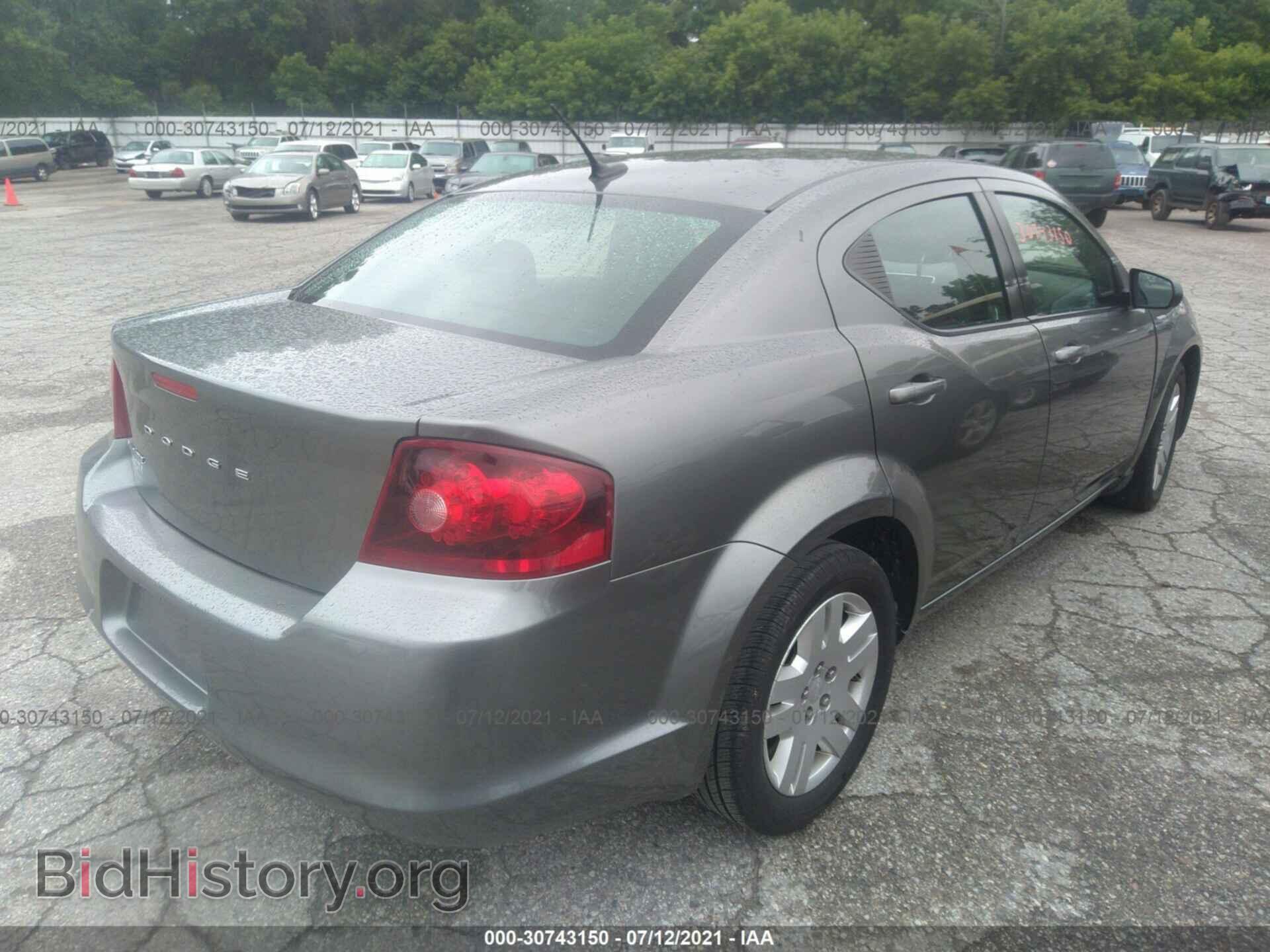 2013 DODGE AVENGER - VIN: 1C3CDZAB7DN582889 - Фото 4