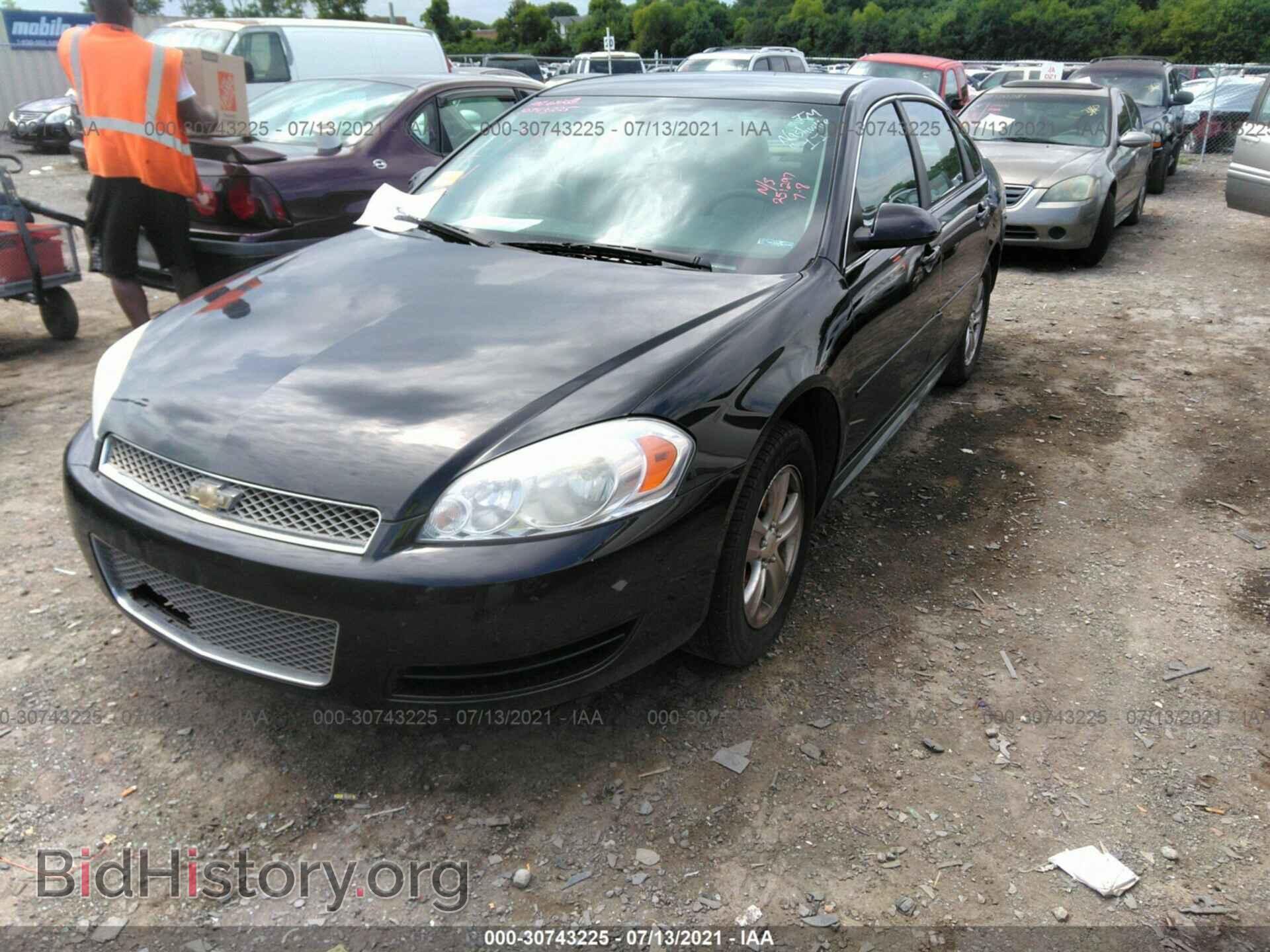 2012 CHEVROLET IMPALA - VIN: 2G1WF5E35C1251297 - Фото 2
