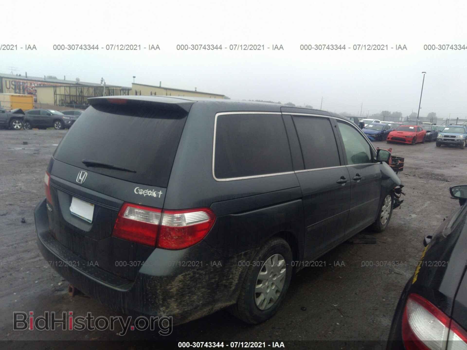 2006 HONDA ODYSSEY - VIN: 5FNRL38256B128654 - Фото 4