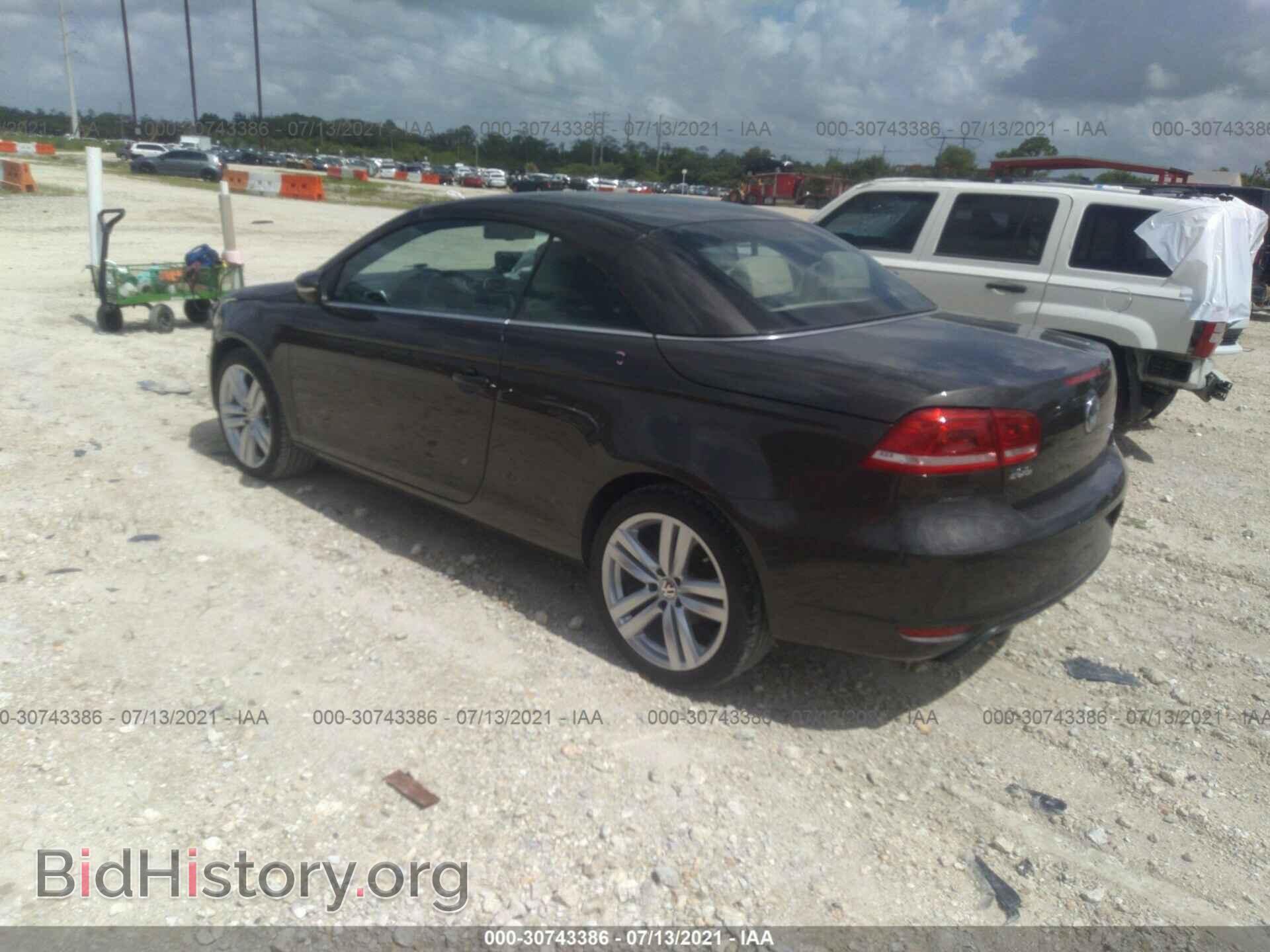 2013 VOLKSWAGEN EOS - VIN: WVWFW8AHXDV007767 - Фото 3