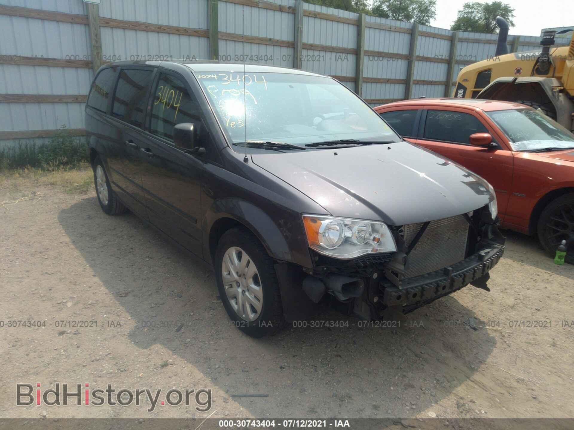 Photo 2C4RDGBG2FR641535 - DODGE GRAND CARAVAN 2015