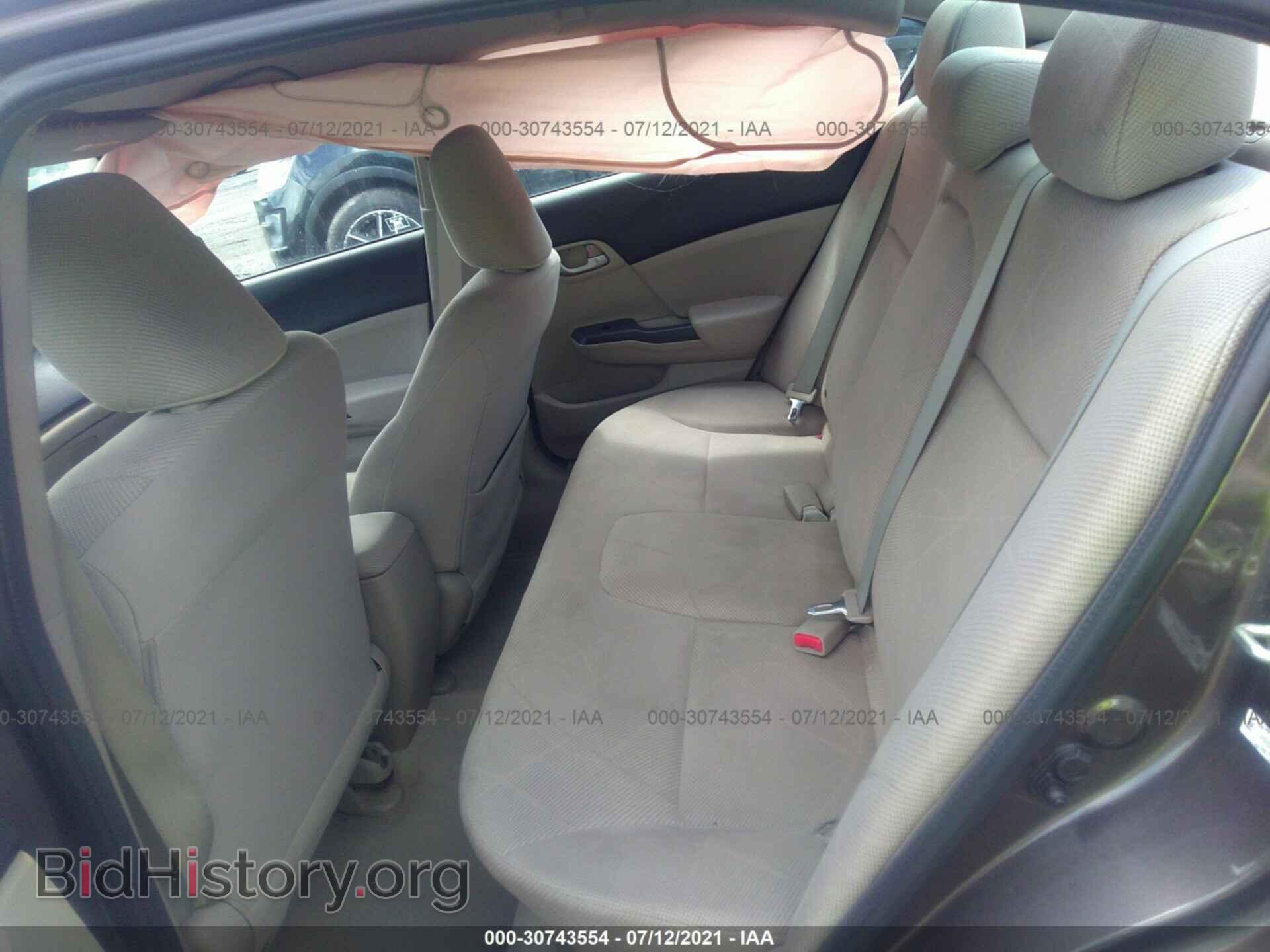 2012 HONDA CIVIC SDN - VIN: 2HGFB2F51CH593582 - Фото 8