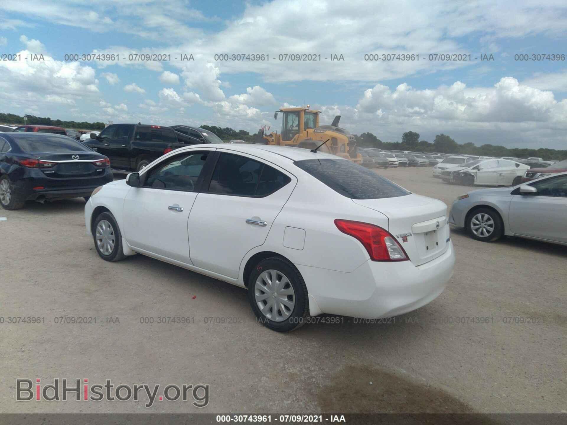 2012 NISSAN VERSA - VIN: 3N1CN7AP3CL854509 - Фото 3