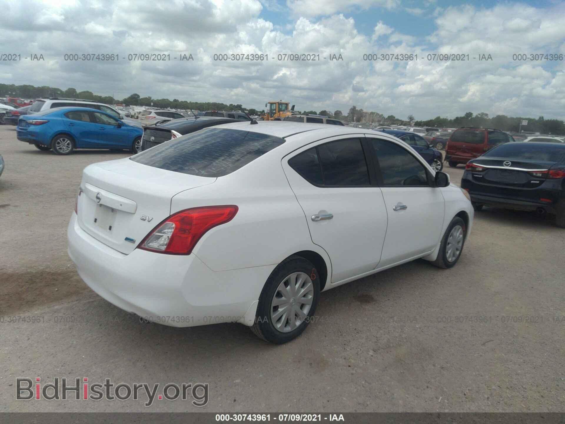 2012 NISSAN VERSA - VIN: 3N1CN7AP3CL854509 - Фото 4