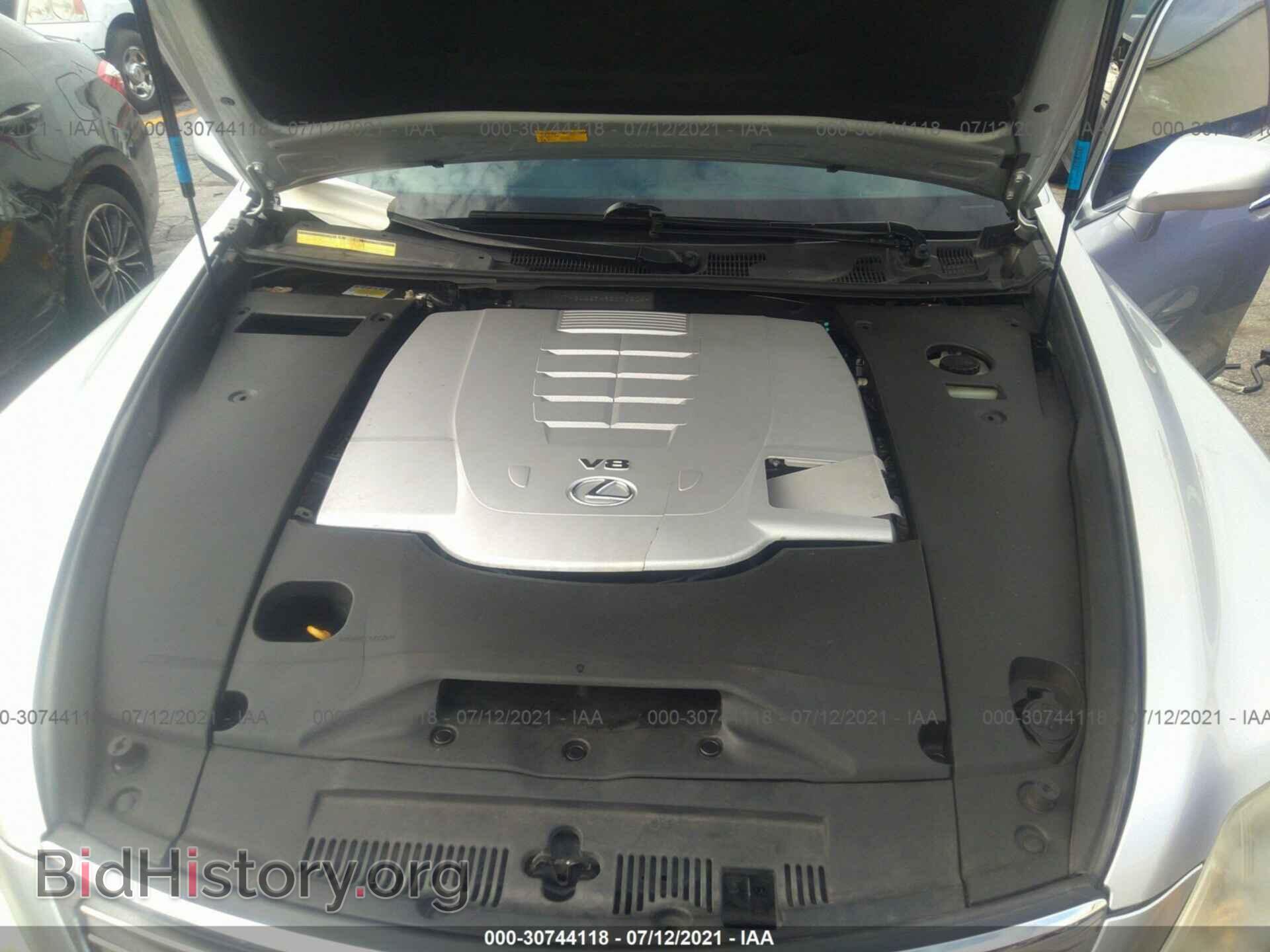 2008 LEXUS LS 460 - VIN: JTHBL46FX85076504 - Фото 10
