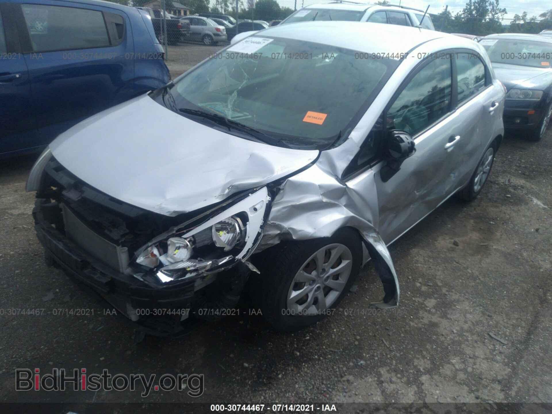 2012 KIA RIO - VIN: KNADM5A34C6014543 - Фото 2