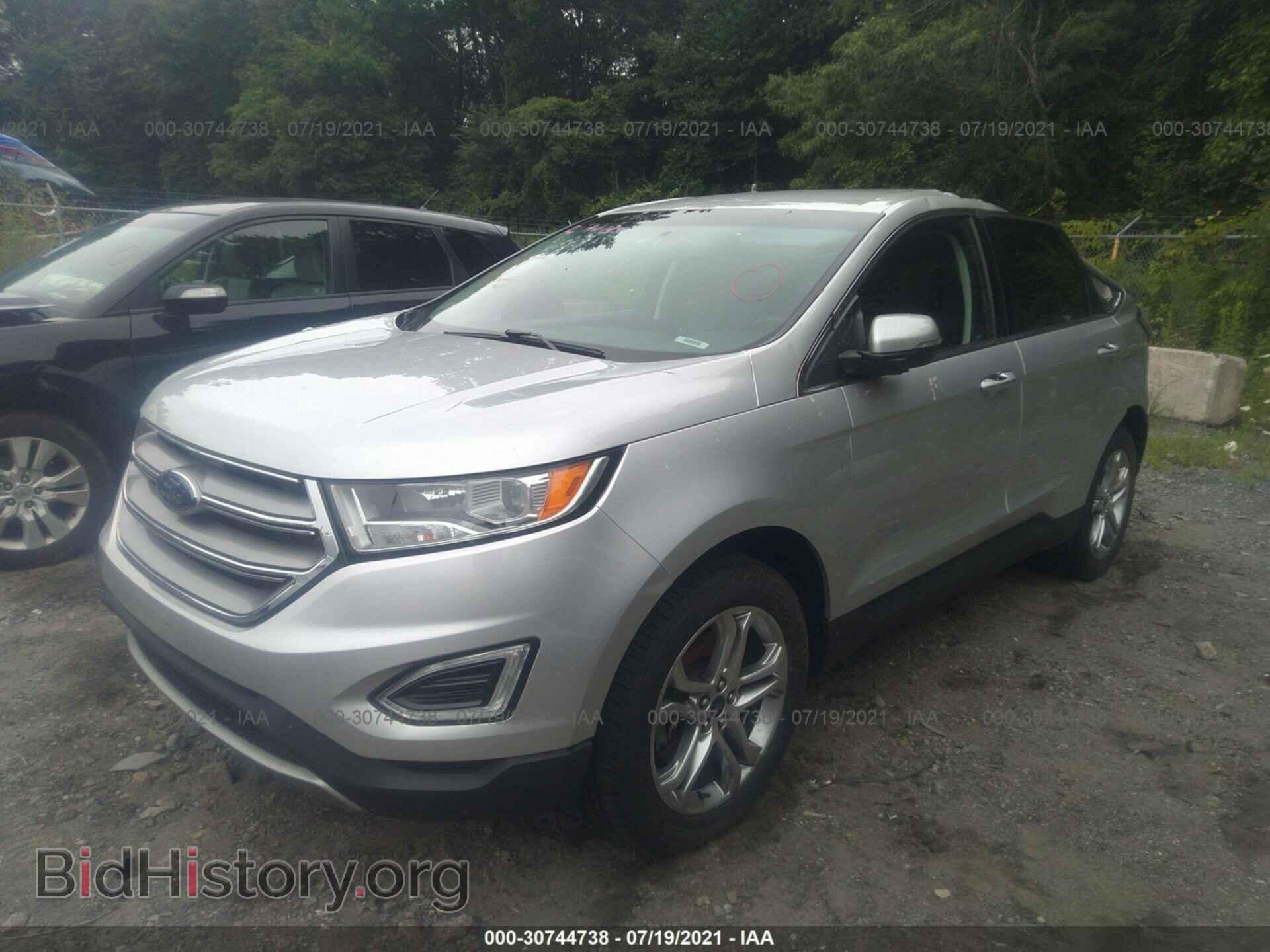 2016 FORD EDGE - VIN: 2FMPK4K89GBB77458 - Фото 2