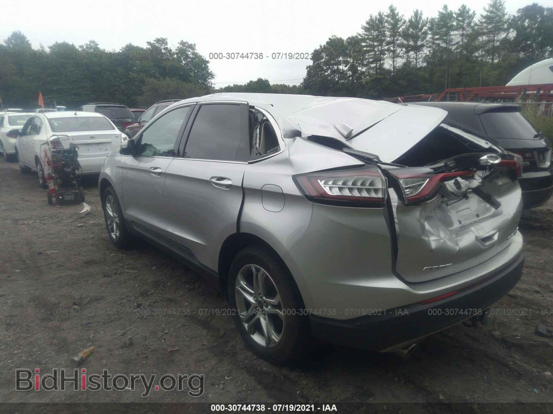 2016 FORD EDGE - VIN: 2FMPK4K89GBB77458 - Фото 3