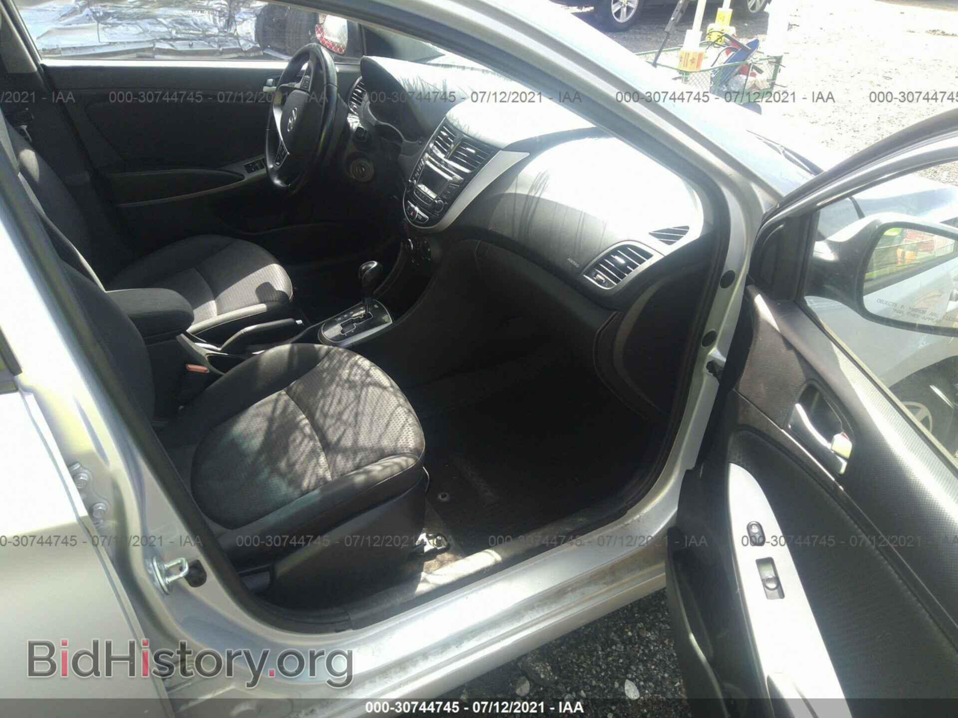 2015 HYUNDAI ACCENT - VIN: KMHCU5AE2FU205700 - Фото 5