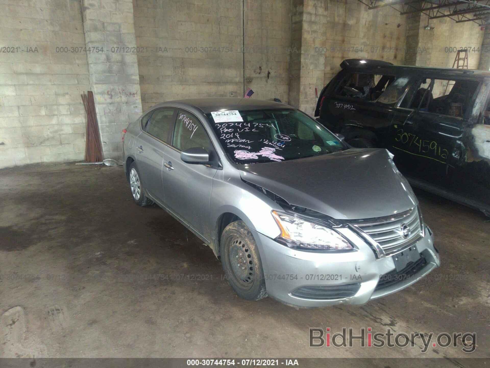 Фотография 3N1AB7AP9EY256642 - NISSAN SENTRA 2014