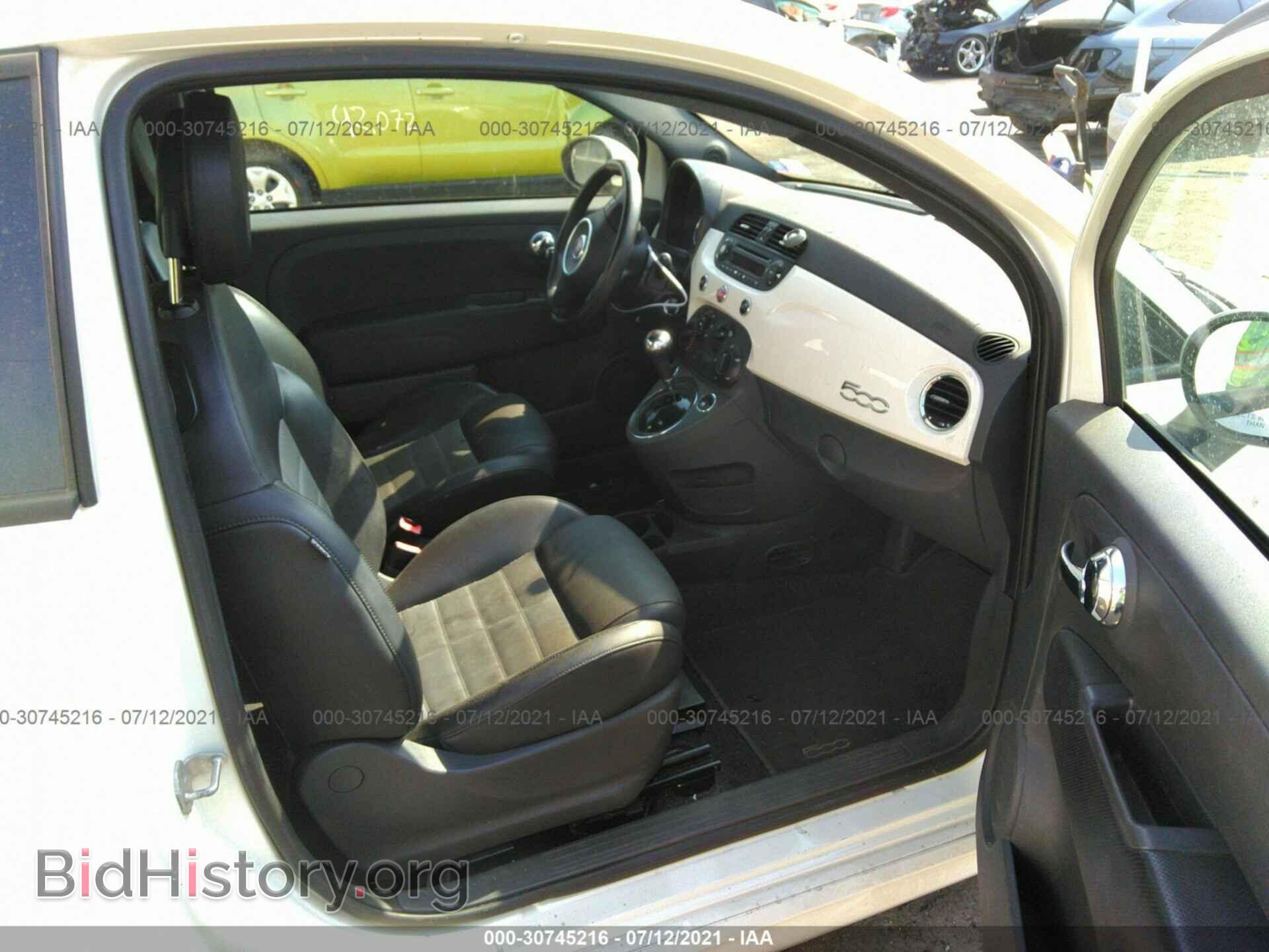 2012 FIAT 500 - VIN: 3C3CFFBR8CT357819 - Фото 5