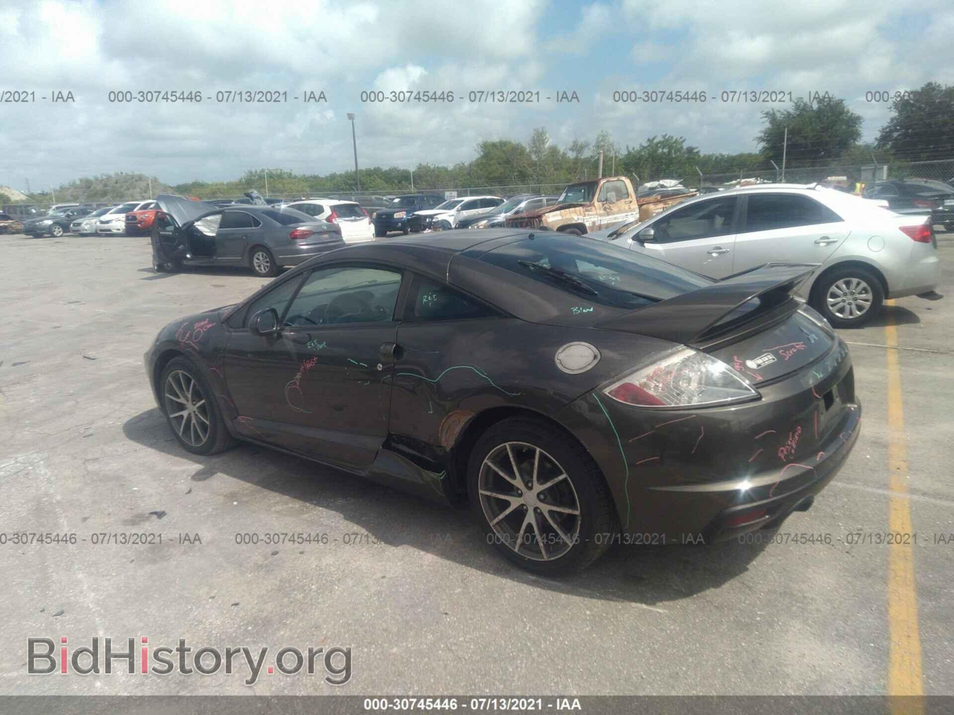 2011 MITSUBISHI ECLIPSE - VIN: 4A31K3DT7BE003792 - Photo 3