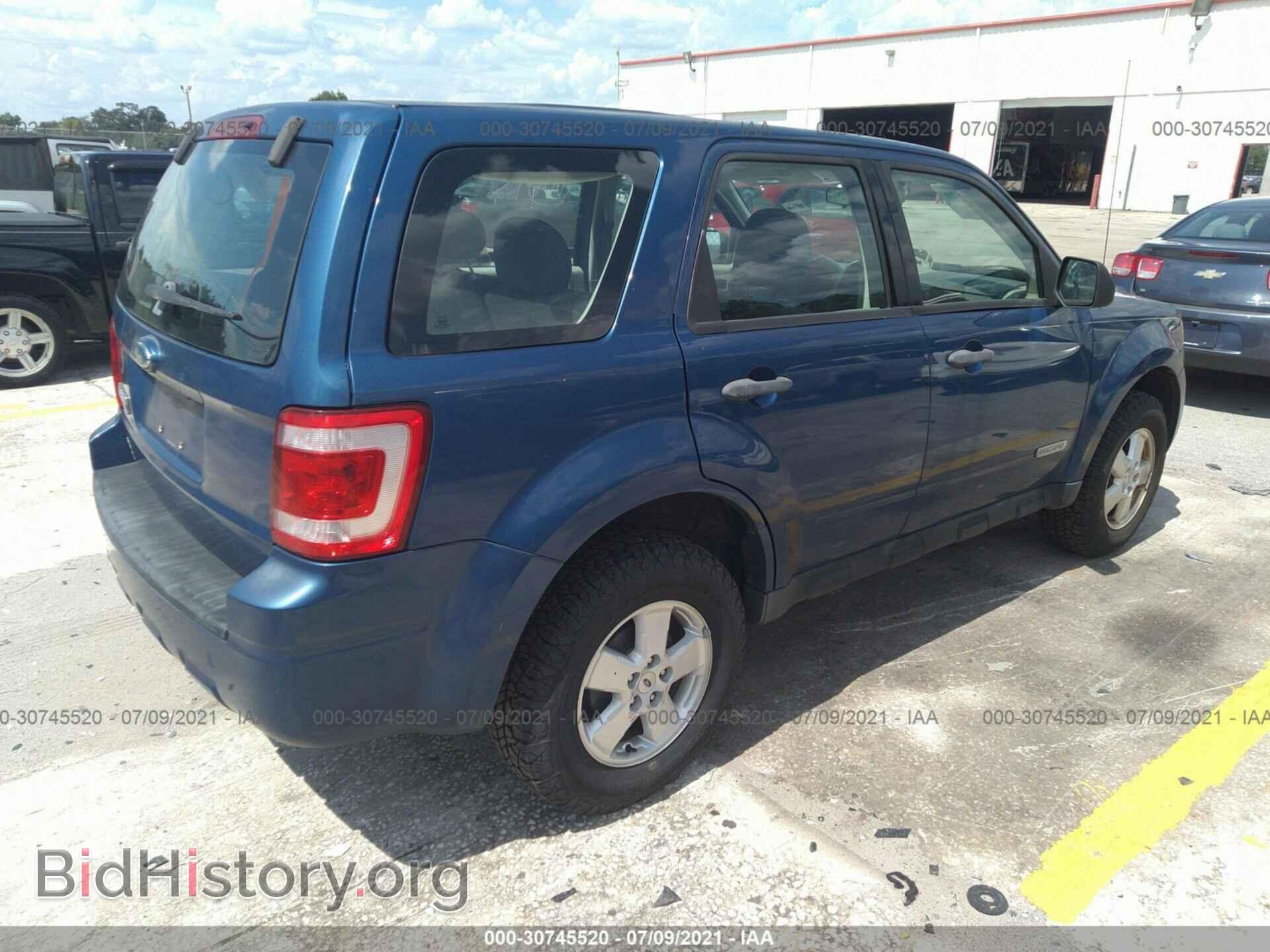 2008 FORD ESCAPE - VIN: 1FMCU02Z68KB84157 - Фото 4