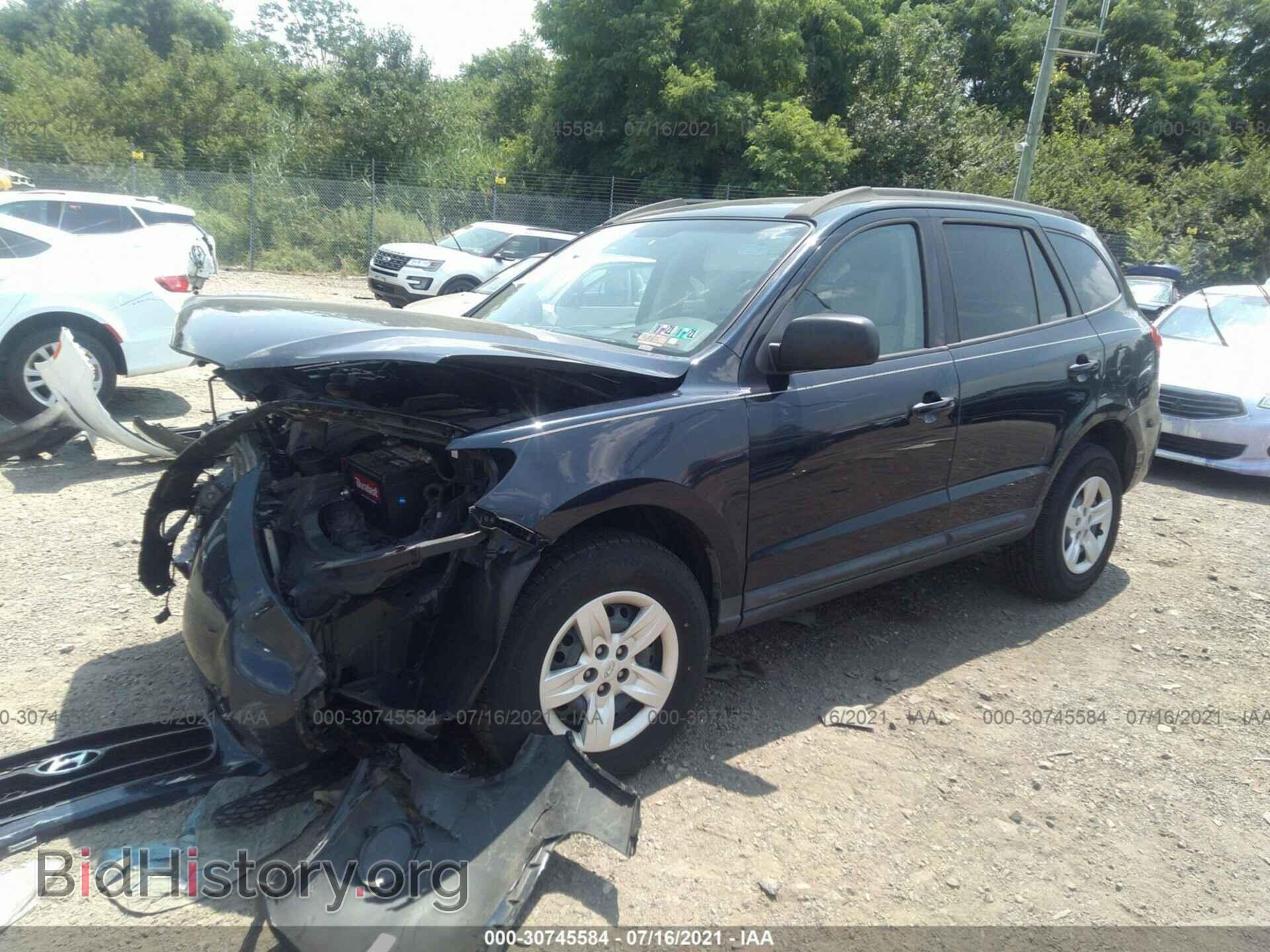 2009 HYUNDAI SANTA FE - VIN: 5NMSG13D69H240241 - Фото 2