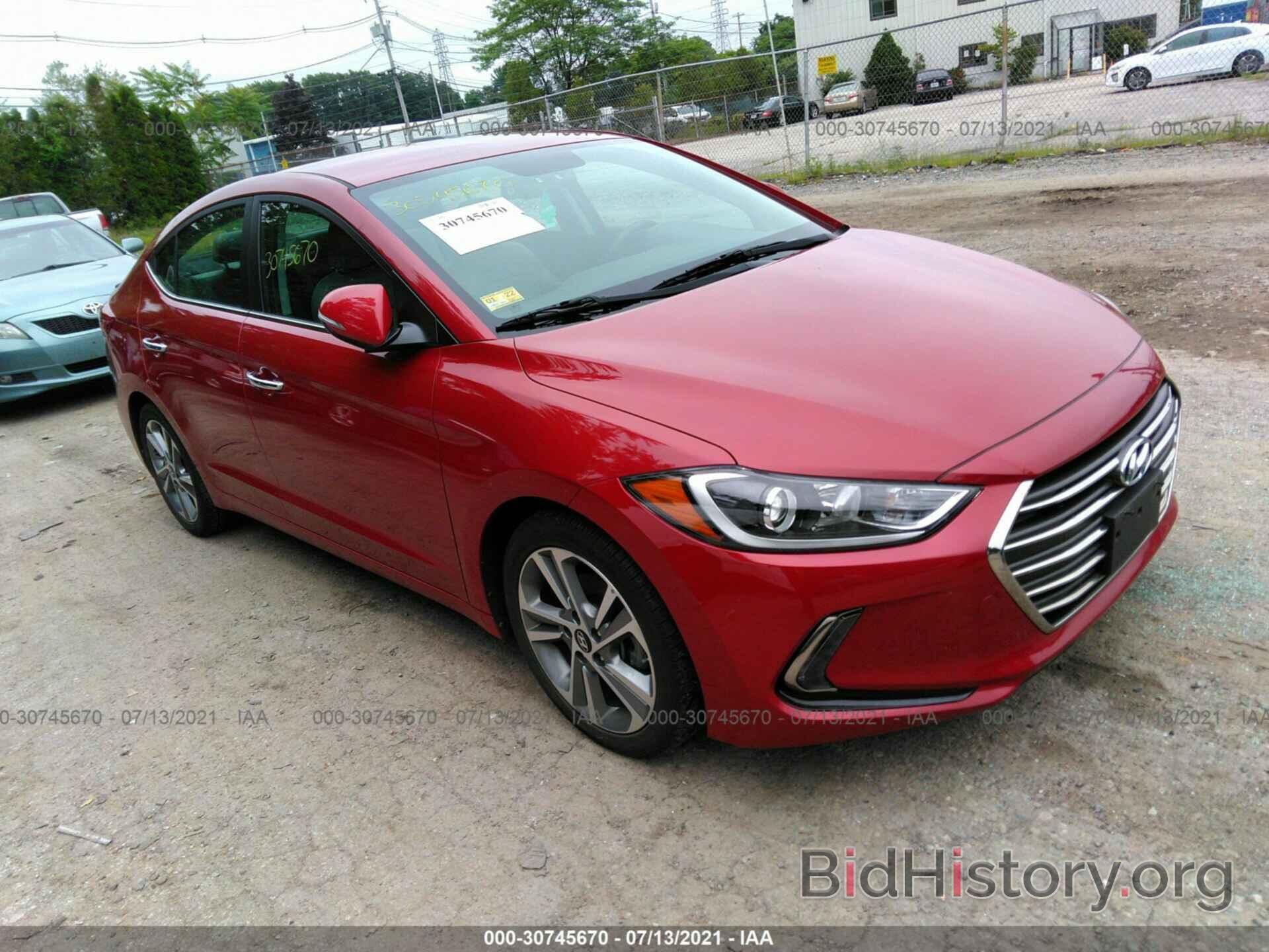 Photo KMHD84LF0HU267477 - HYUNDAI ELANTRA 2017