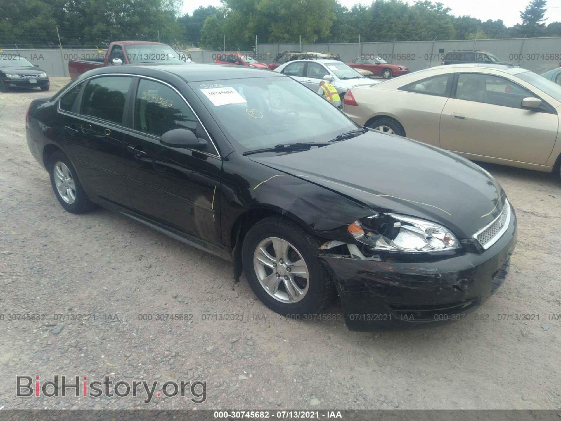 Фотография 2G1WF5E36C1327075 - CHEVROLET IMPALA 2012