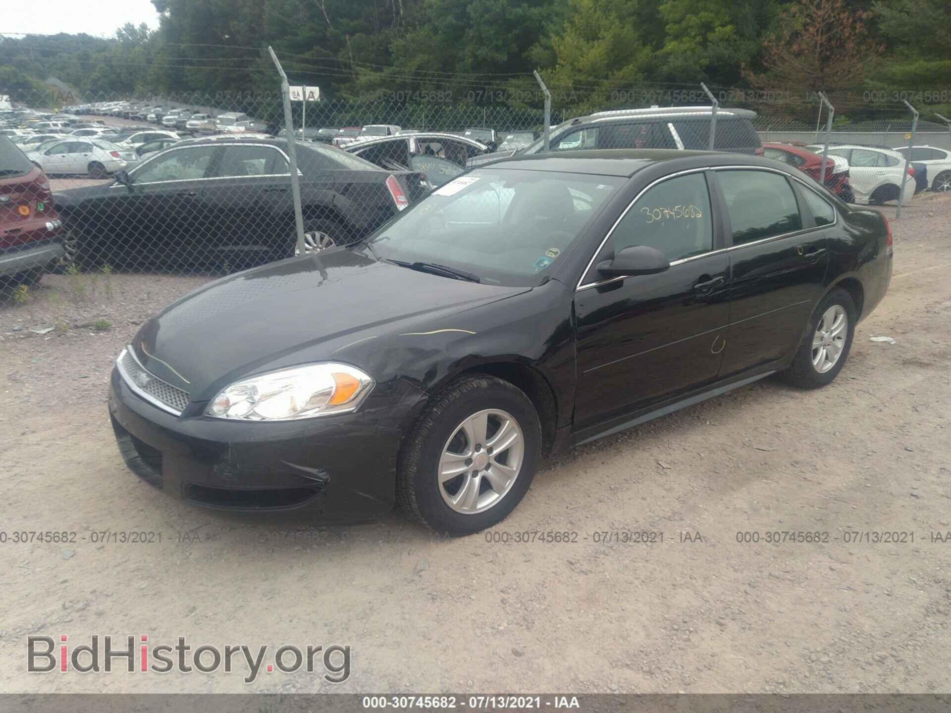 2012 CHEVROLET IMPALA - VIN: 2G1WF5E36C1327075 - Фото 2