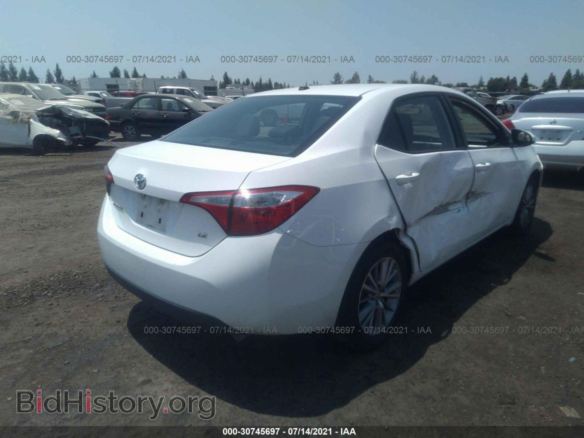 2014 TOYOTA COROLLA - VIN: 5YFBURHE0EP076543 - Фото 4