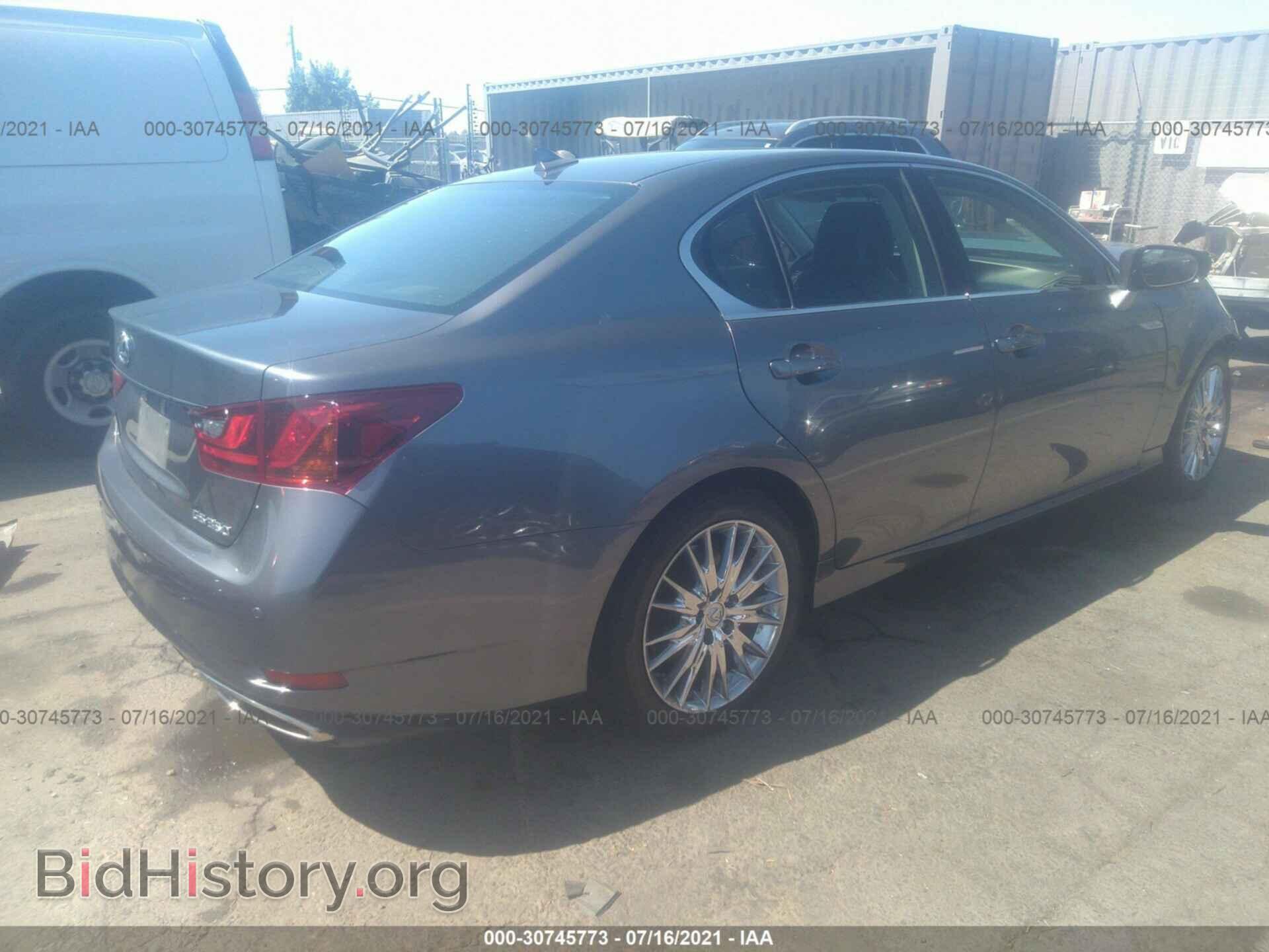 2013 LEXUS GS 350 - VIN: JTHBE1BLXD5012333 - Фото 4