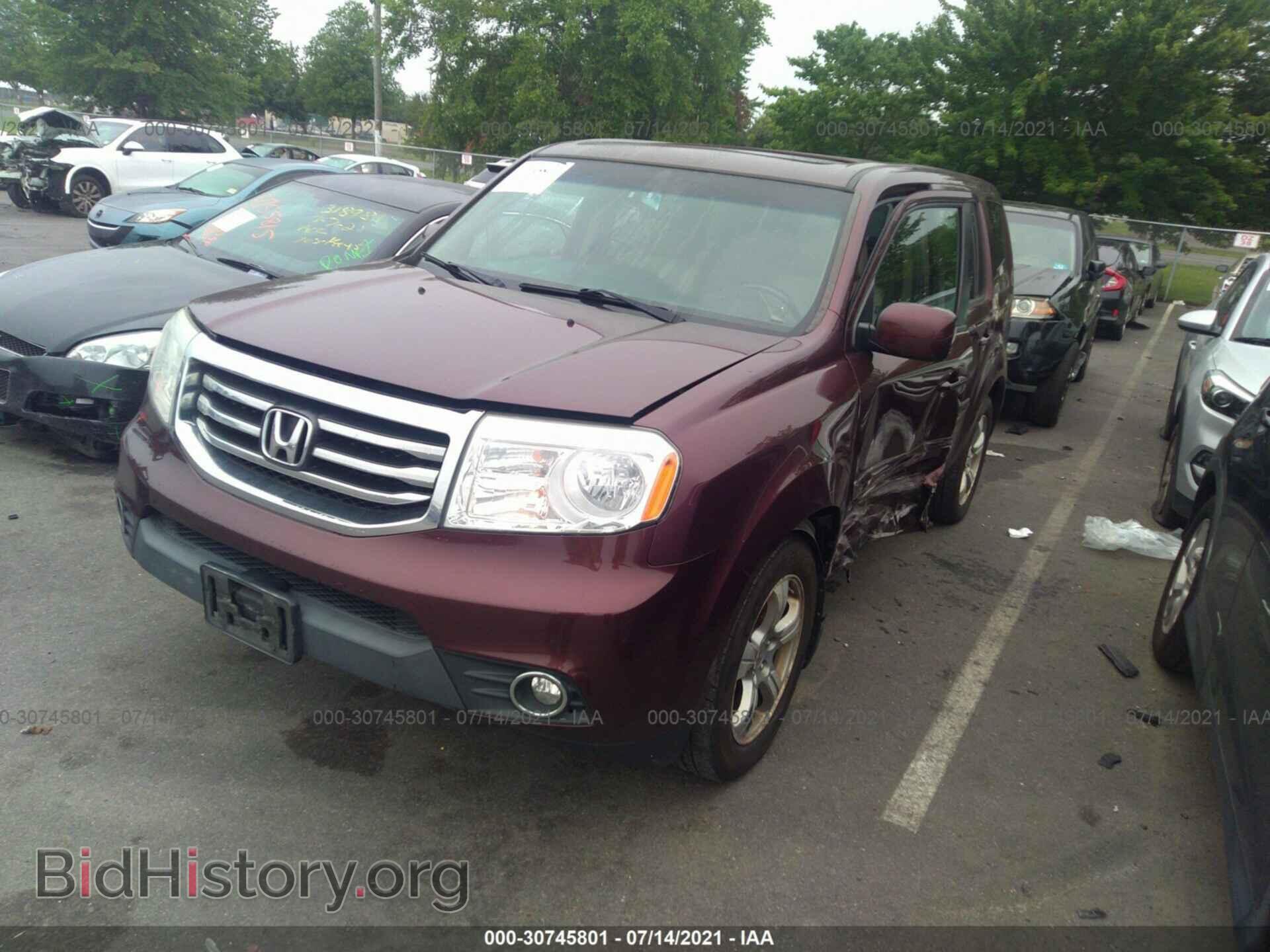 2012 HONDA PILOT - VIN: 5FNYF4H54CB018286 - Фото 2
