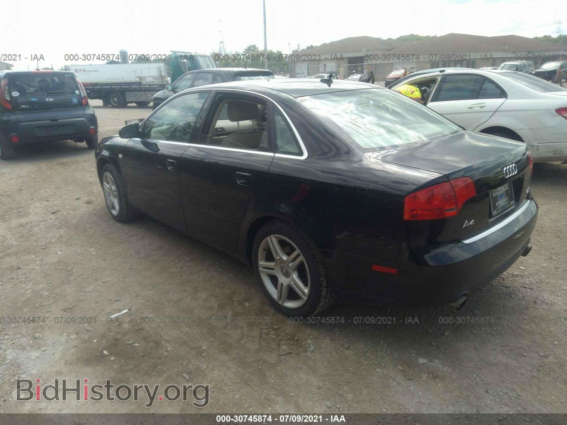 2007 AUDI A4 - VIN: WAUDF78E97A122396 - Фото 3