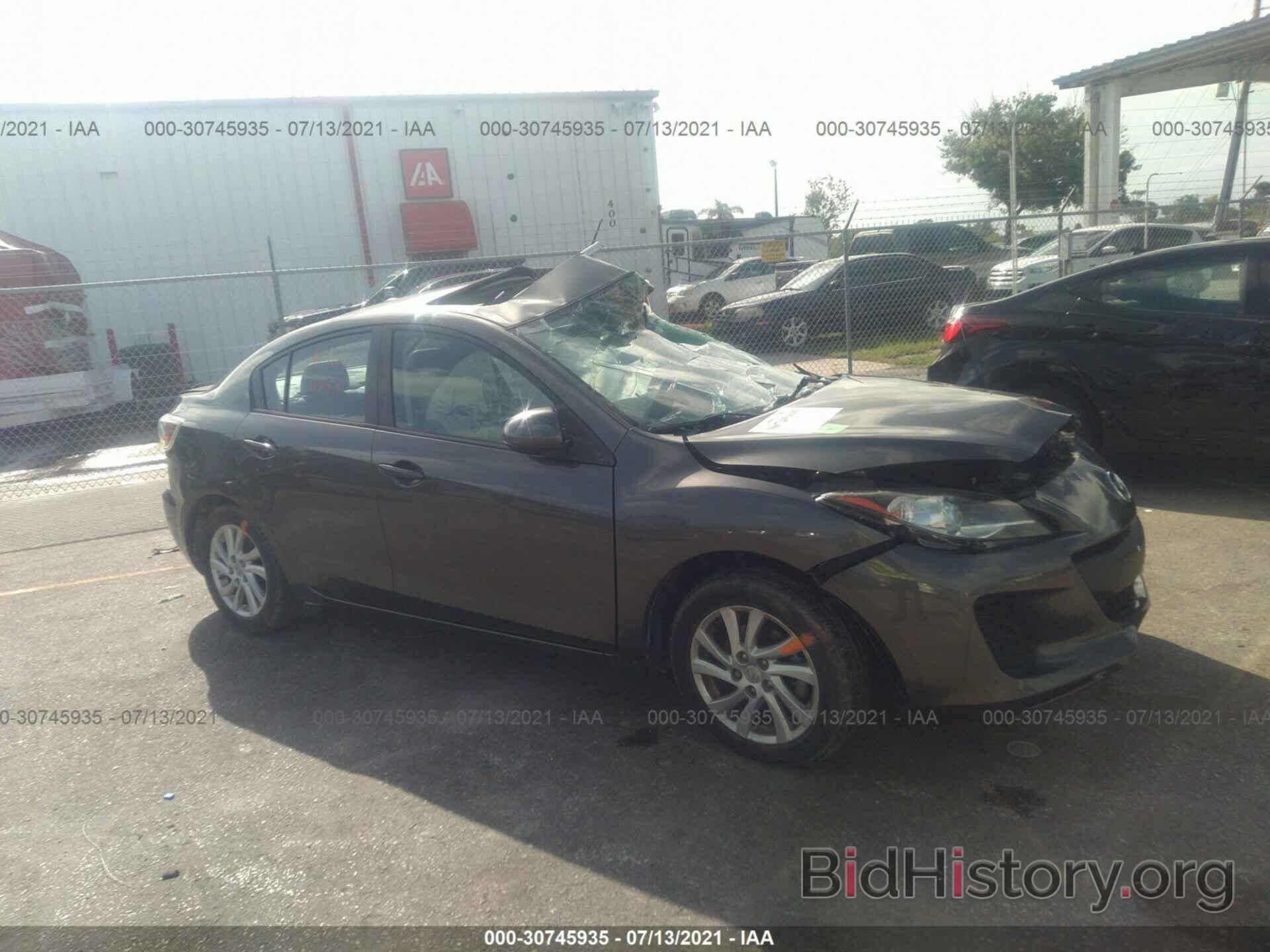 Photo JM1BL1W71C1667359 - MAZDA MAZDA3 2012