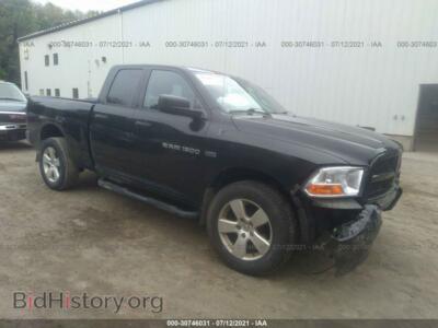2012 RAM 1500 Express, черный — VIN 1C6RD7FT3CS243906, IAAI