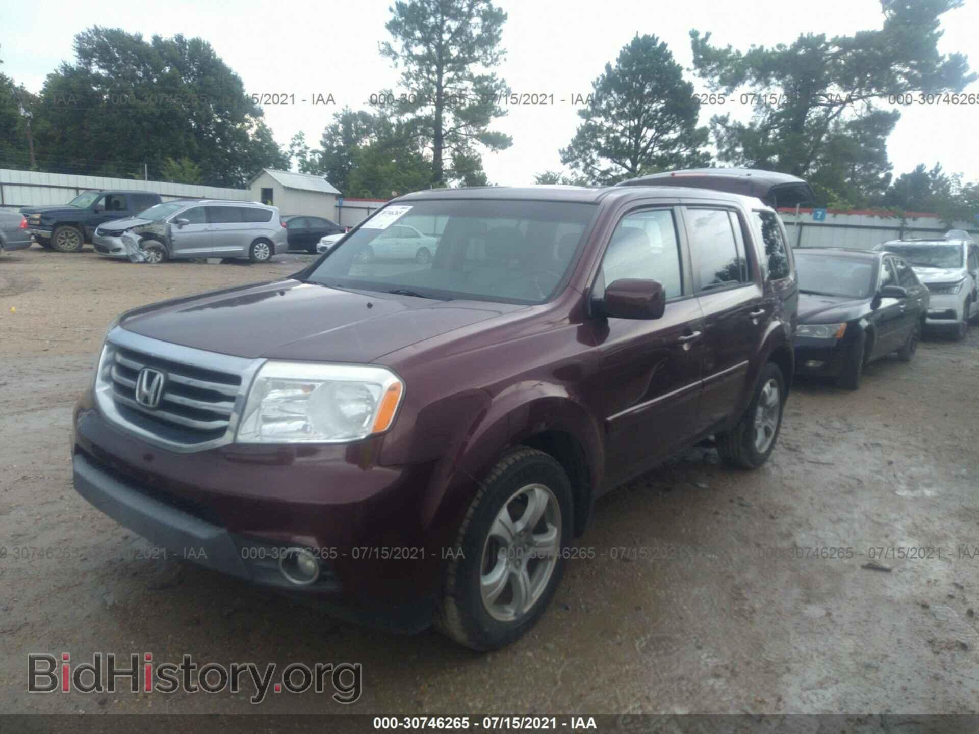 2012 HONDA PILOT - VIN: 5FNYF3H61CB030013 - Фото 2