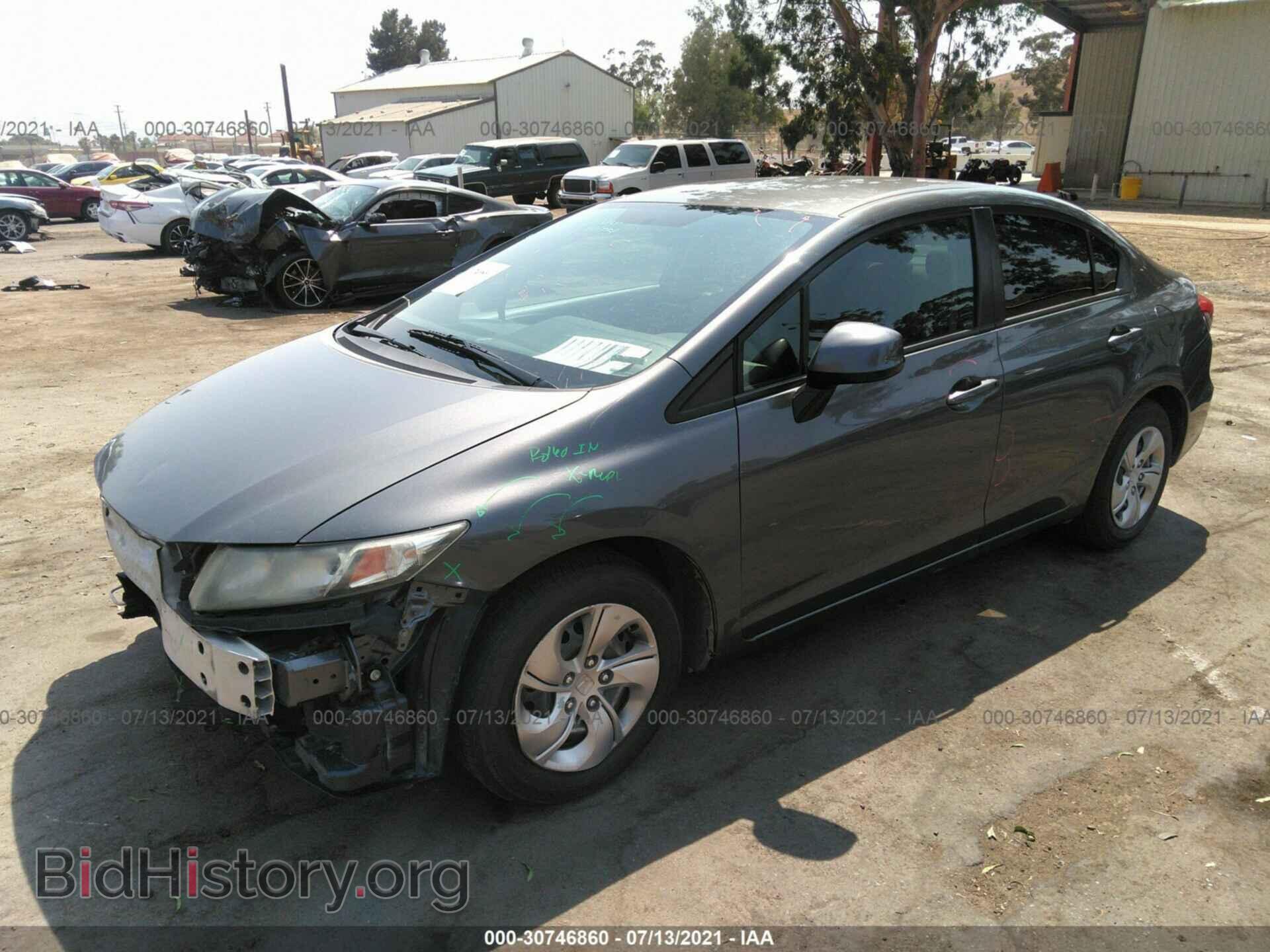 2013 HONDA CIVIC SDN - VIN: 19XFB2F53DE292047 - Фото 2