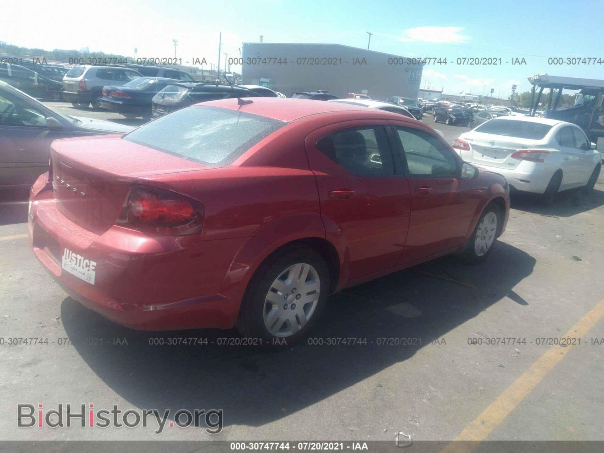 2013 DODGE AVENGER - VIN: 1C3CDZAB5DN675703 - Фото 4
