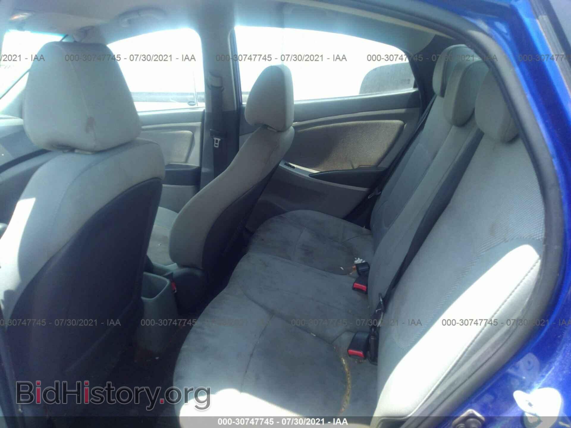 2013 HYUNDAI ACCENT - VIN: KMHCT4AE2DU524587 - Фото 8