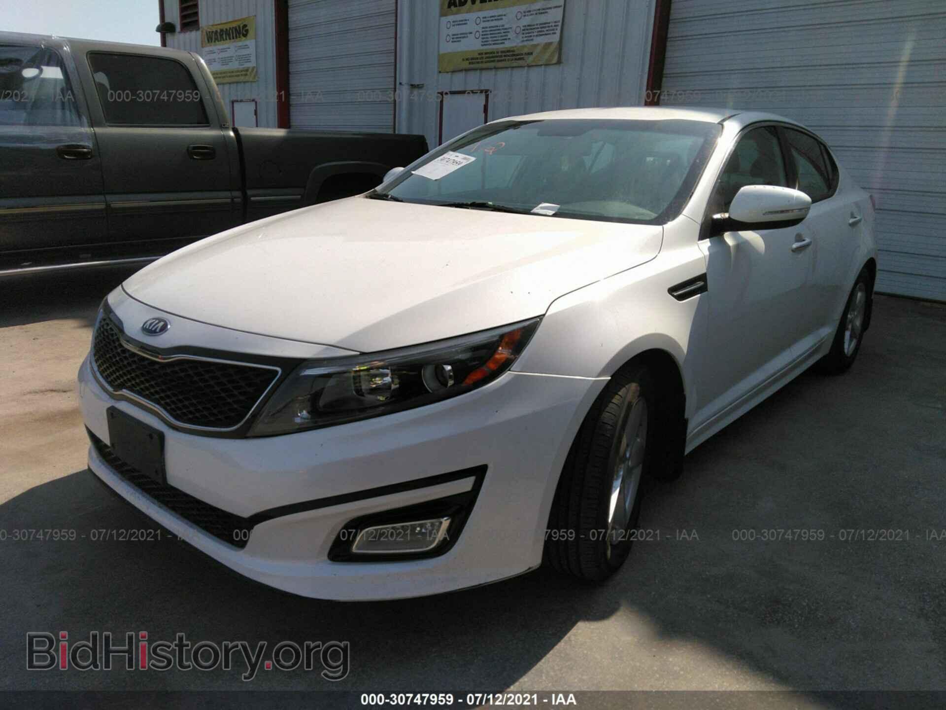 2015 KIA OPTIMA - VIN: KNAGM4A74F5634037 - Фото 2