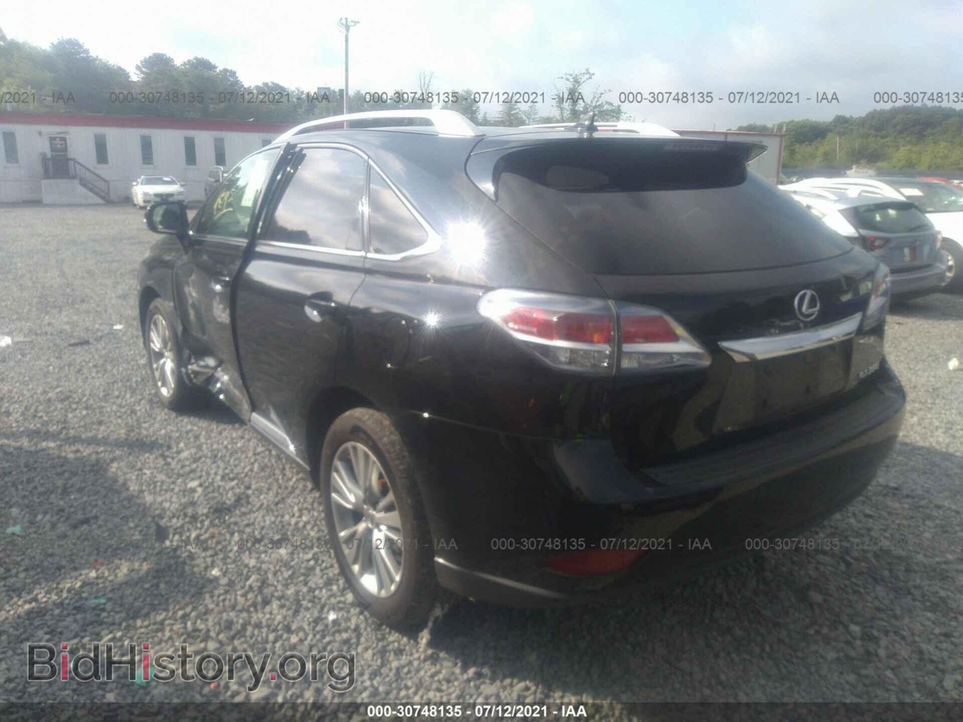 2013 LEXUS RX 350 - VIN: 2T2BK1BA3DC203096 - Фото 3