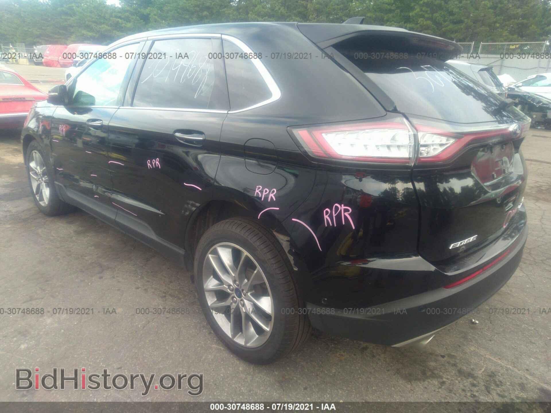 2016 FORD EDGE - VIN: 2FMPK4K83GBC33247 - Фото 3