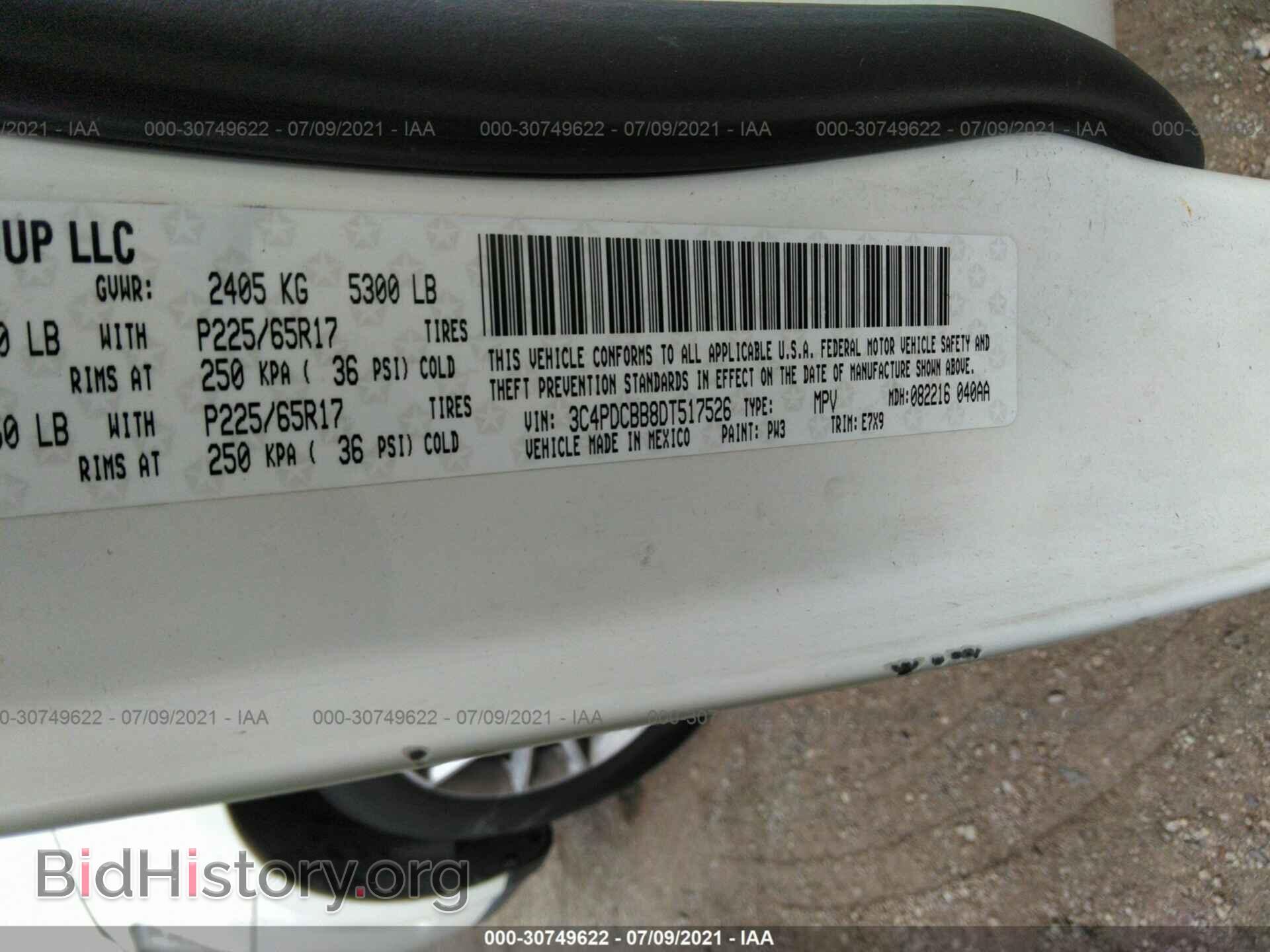 2013 DODGE JOURNEY - VIN: 3C4PDCBB8DT517526 - Photo 9