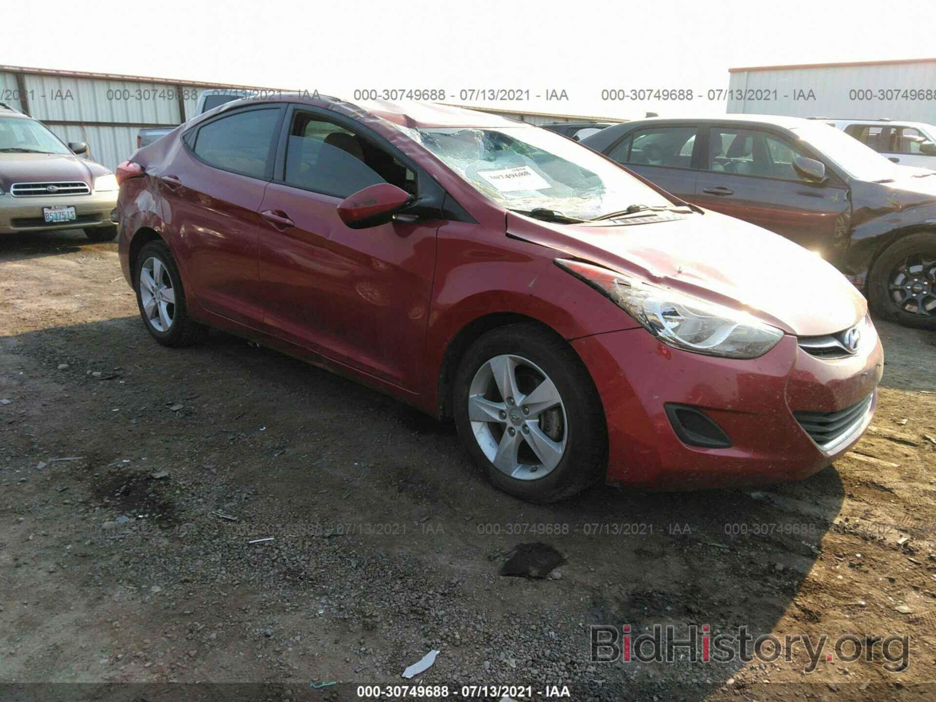 Photo 5NPDH4AEXDH344763 - HYUNDAI ELANTRA 2013