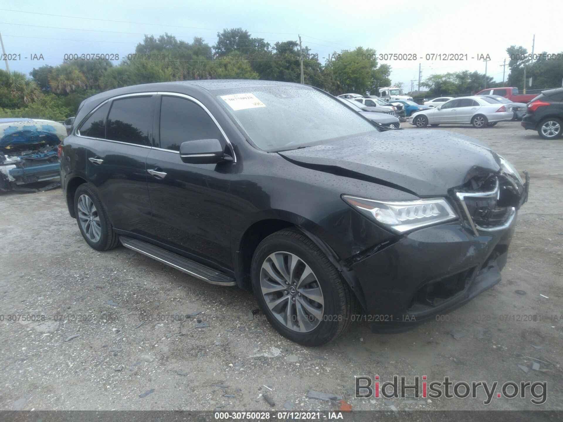 Photo 5FRYD3H47GB011457 - ACURA MDX 2016