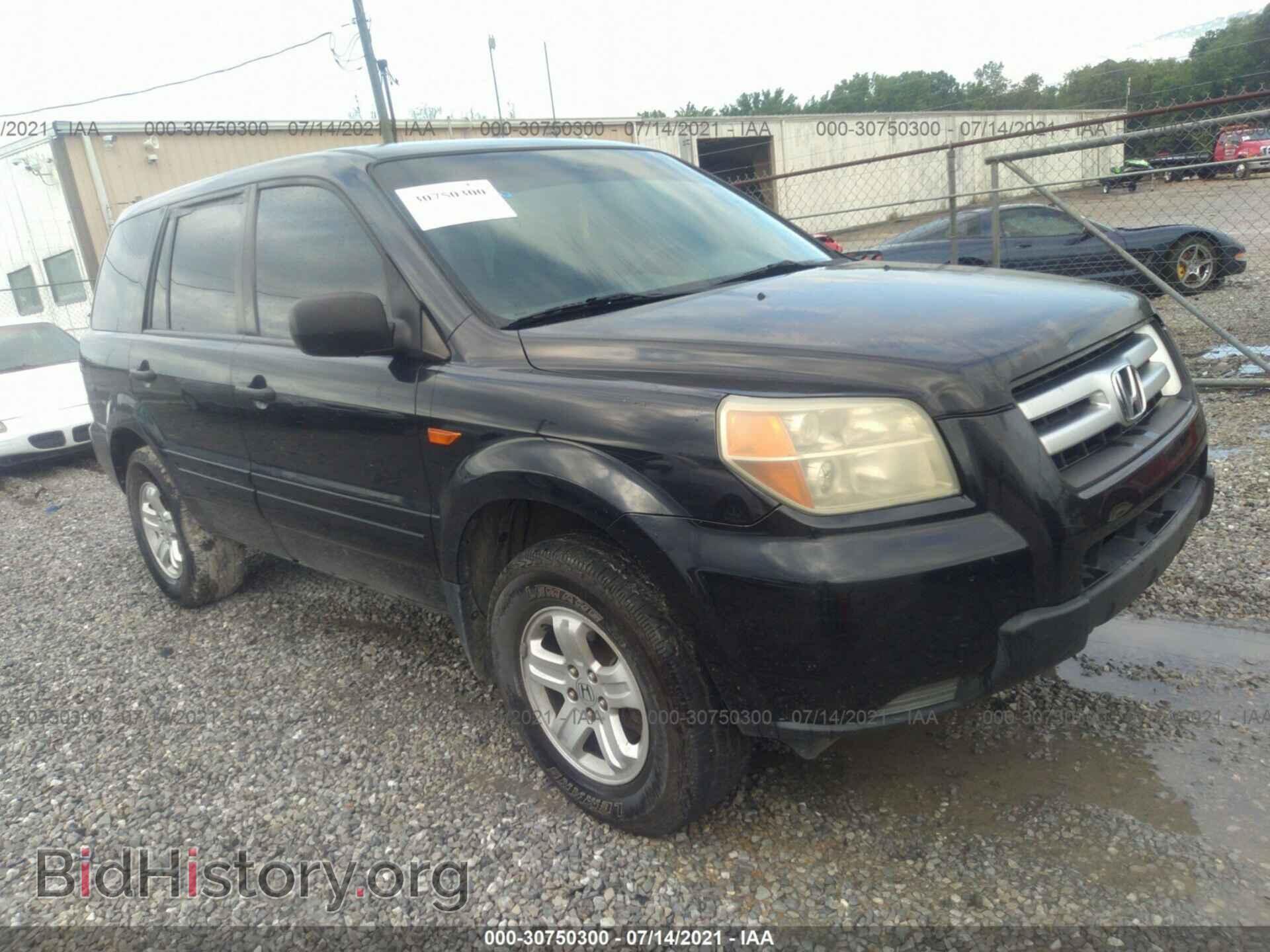 Photo 5FNYF18196B005437 - HONDA PILOT 2006