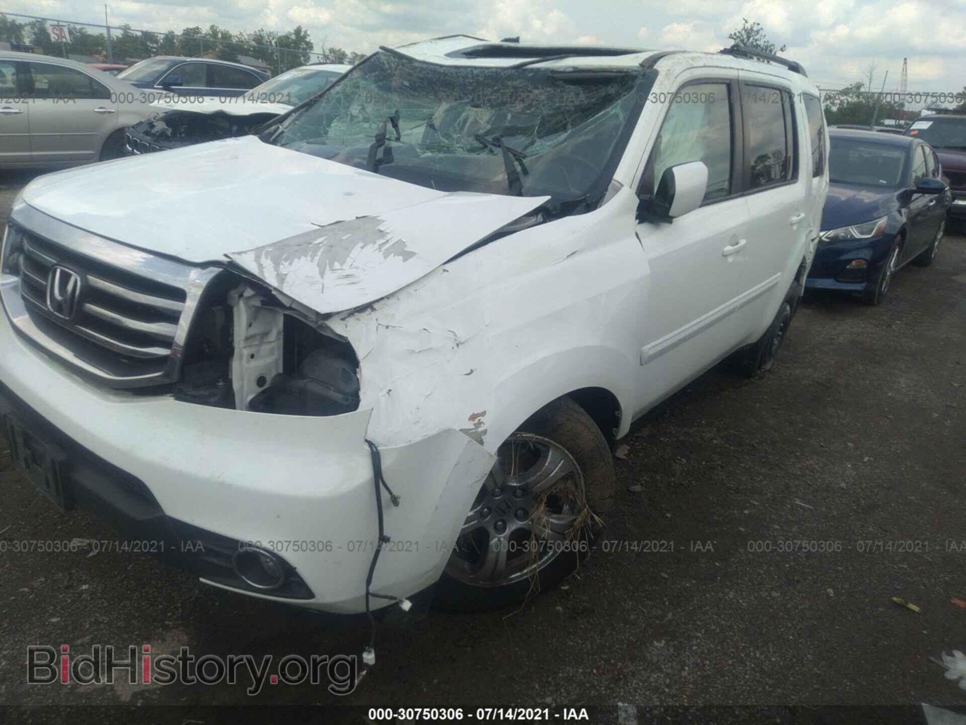 2013 HONDA PILOT - VIN: 5FNYF4H50DB021852 - Фото 2