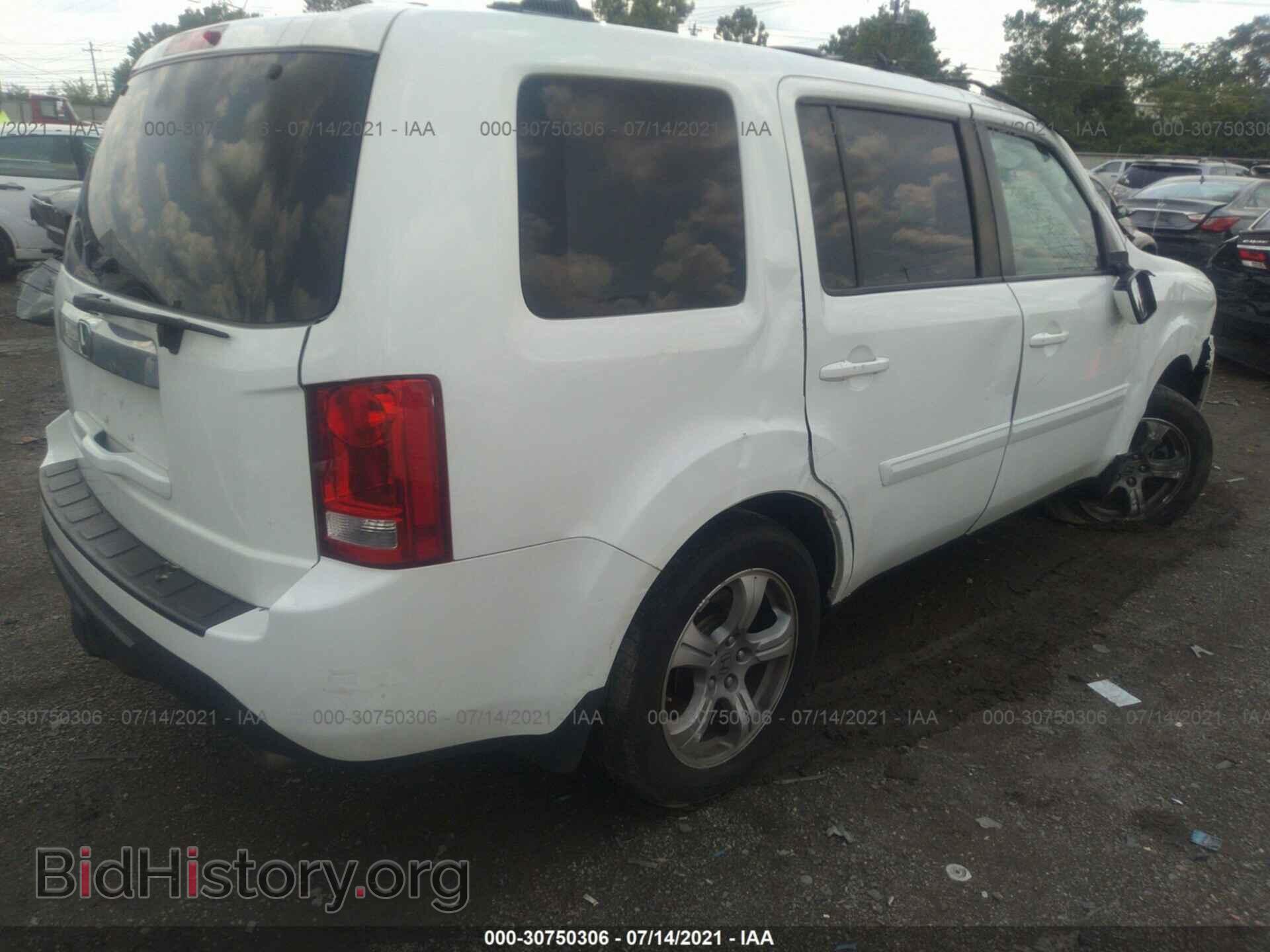 2013 HONDA PILOT - VIN: 5FNYF4H50DB021852 - Фото 4