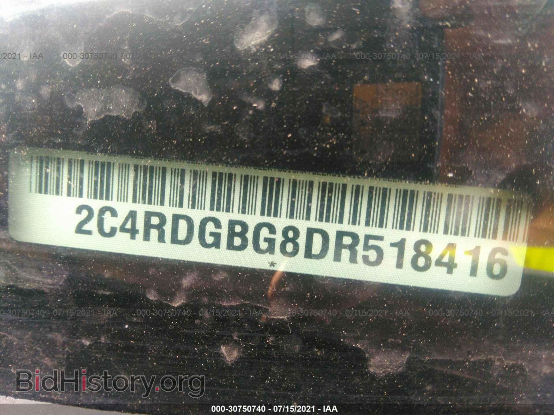 2013 DODGE GRAND CARAVAN - VIN: 2C4RDGBG8DR518416 - Фото 9