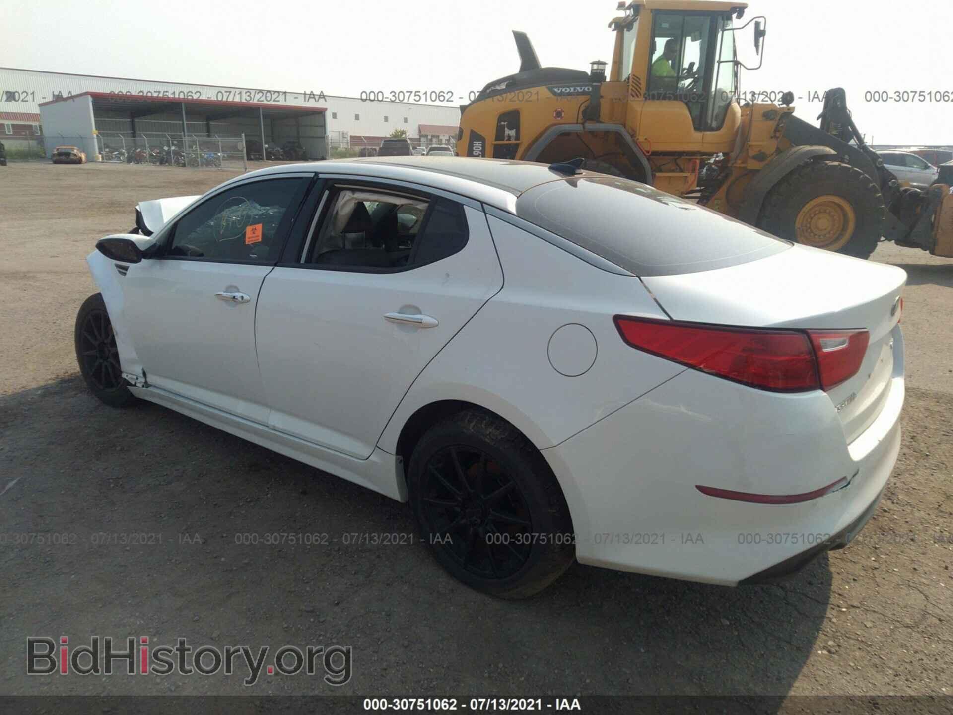 2015 KIA OPTIMA - VIN: 5XXGN4A75FG406494 - Photo 3