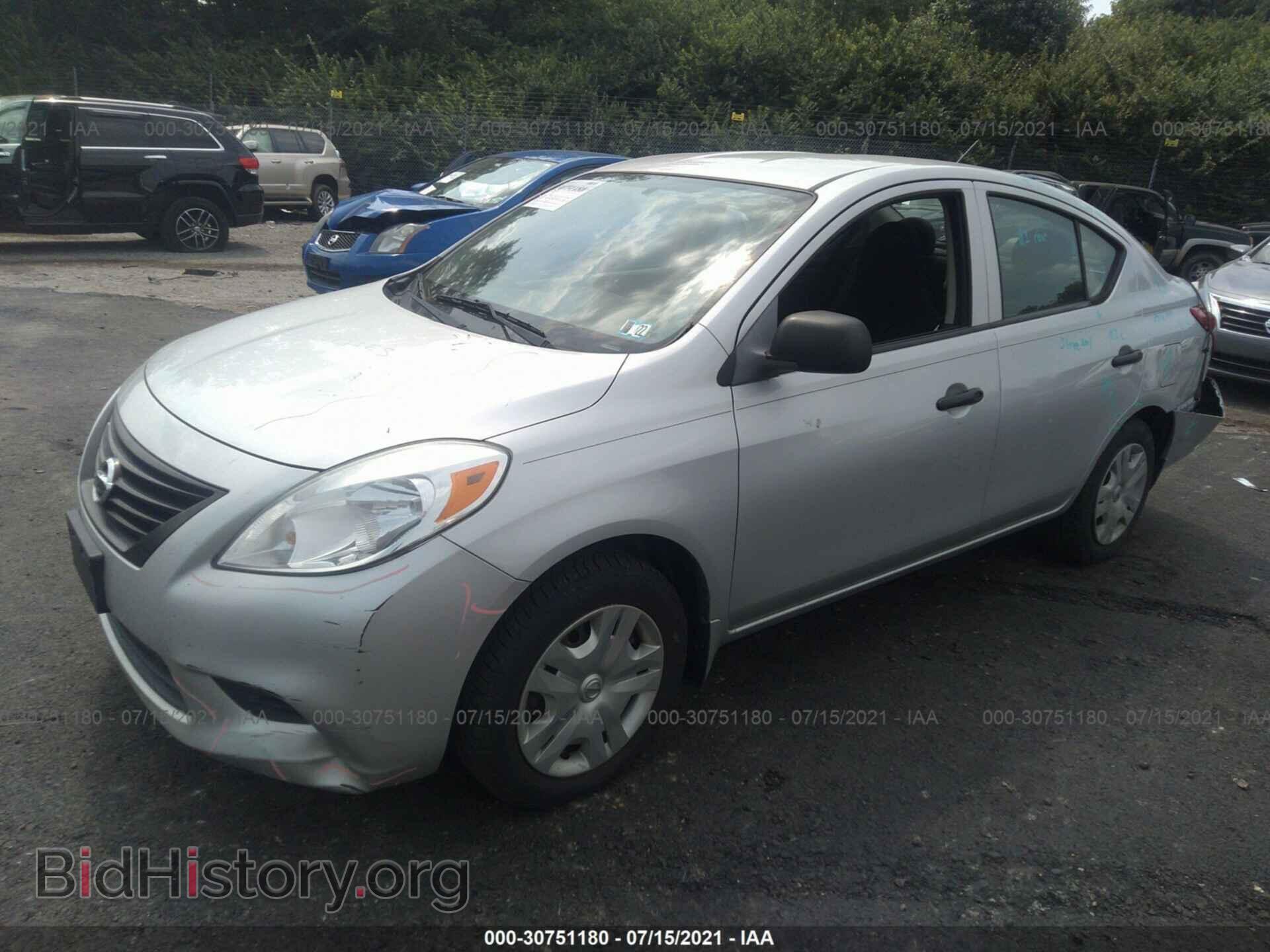 2012 NISSAN VERSA - VIN: 3N1CN7AP5CL853636 - Фото 2