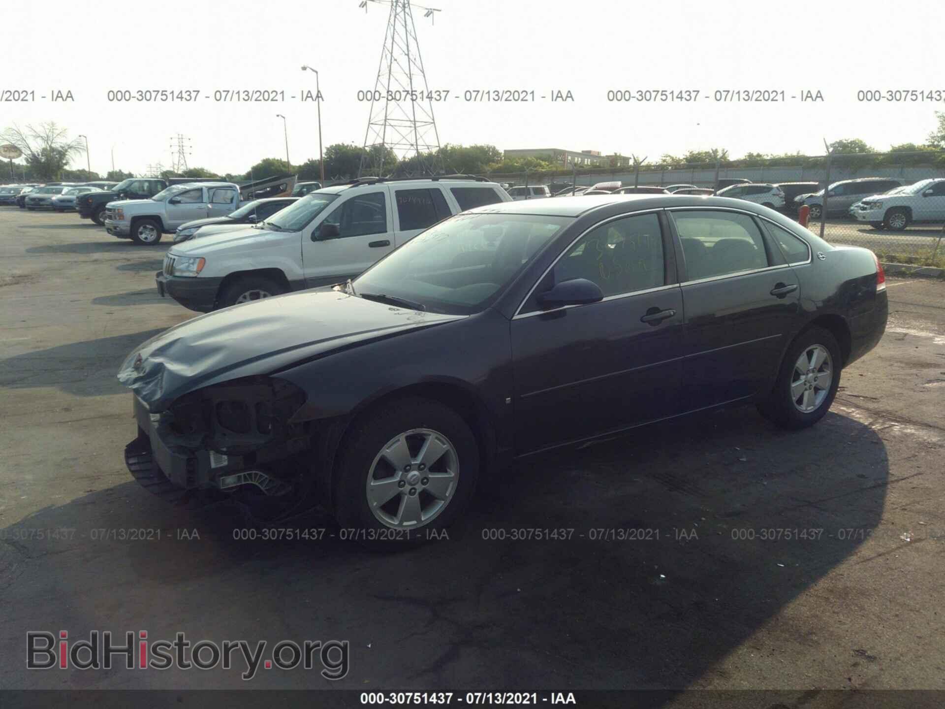 2008 CHEVROLET IMPALA - VIN: 2G1WT55N089155225 - Фото 2