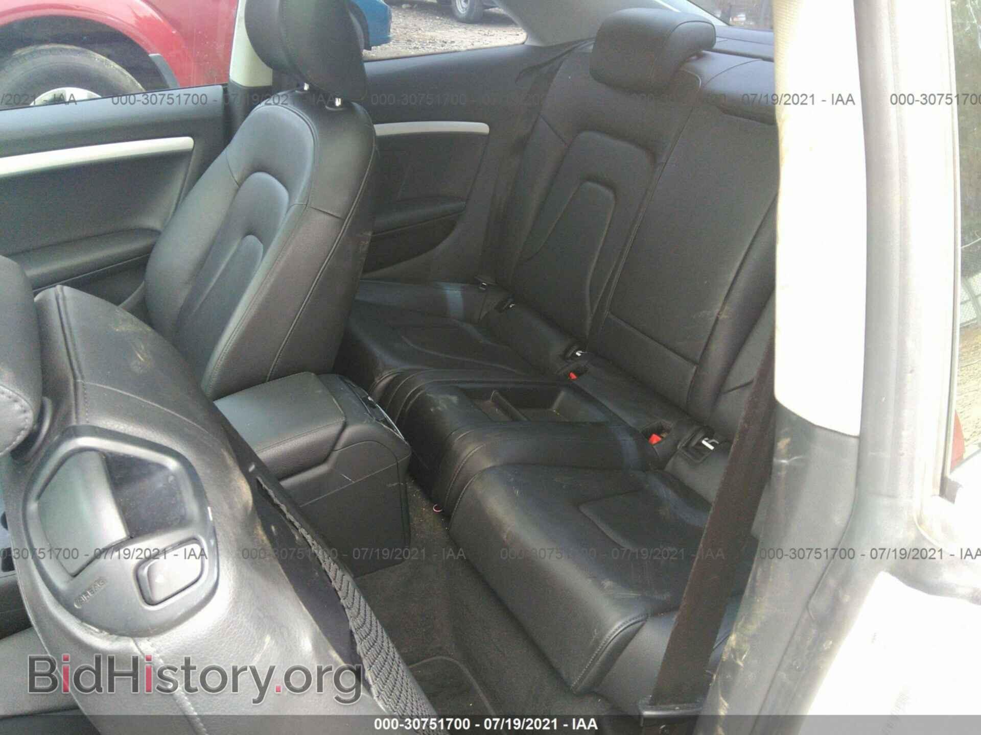 2012 AUDI A5 - VIN: WAULFAFR6CA026539 - Фото 8